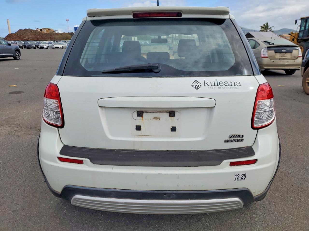 2007 Suzuki Sx4 White vin: JS2YB413775106400