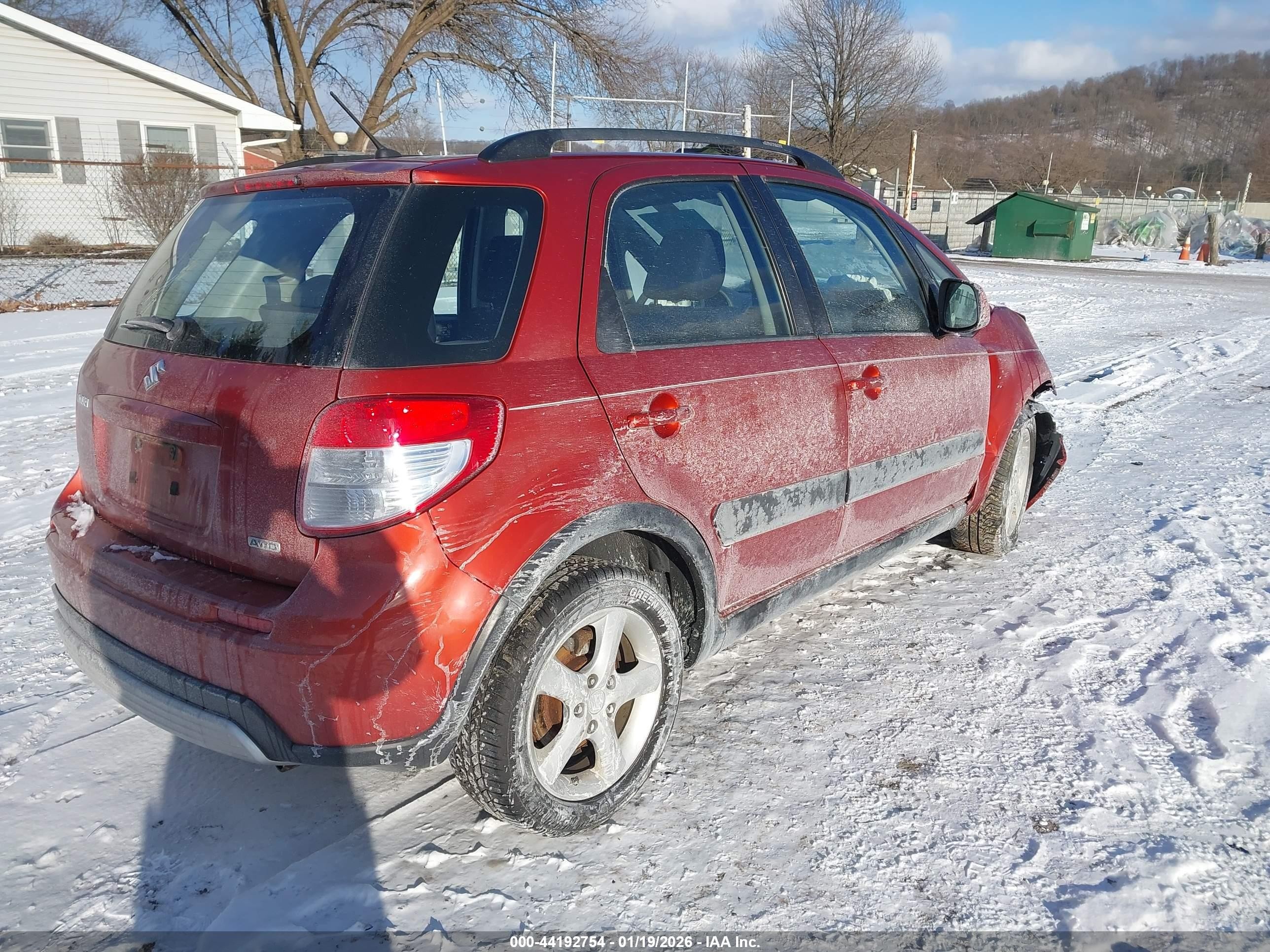 2007 Suzuki Sx4 Convenience/rally Red vin: JS2YB413775109233