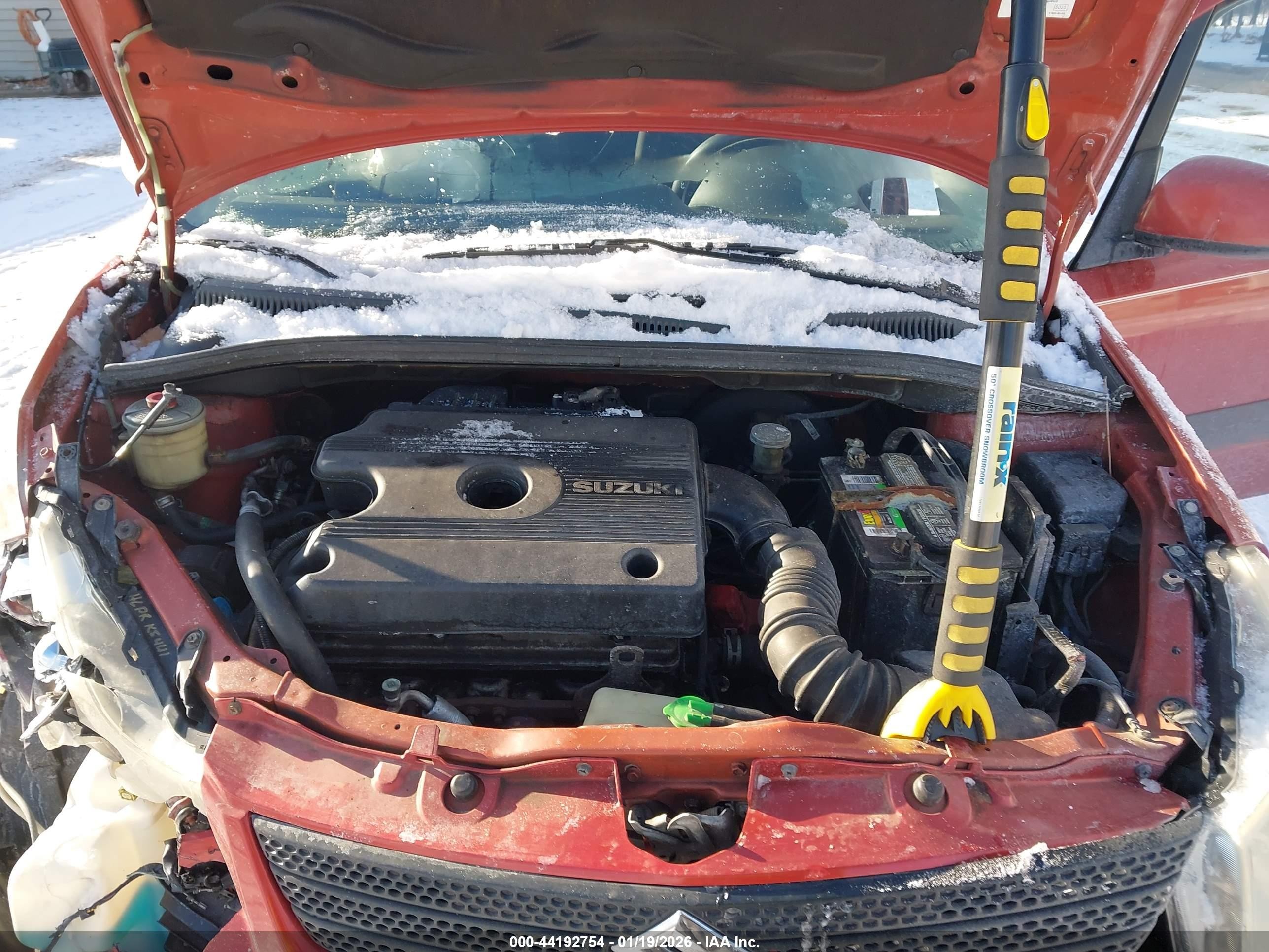 2007 Suzuki Sx4 Convenience/rally Red vin: JS2YB413775109233