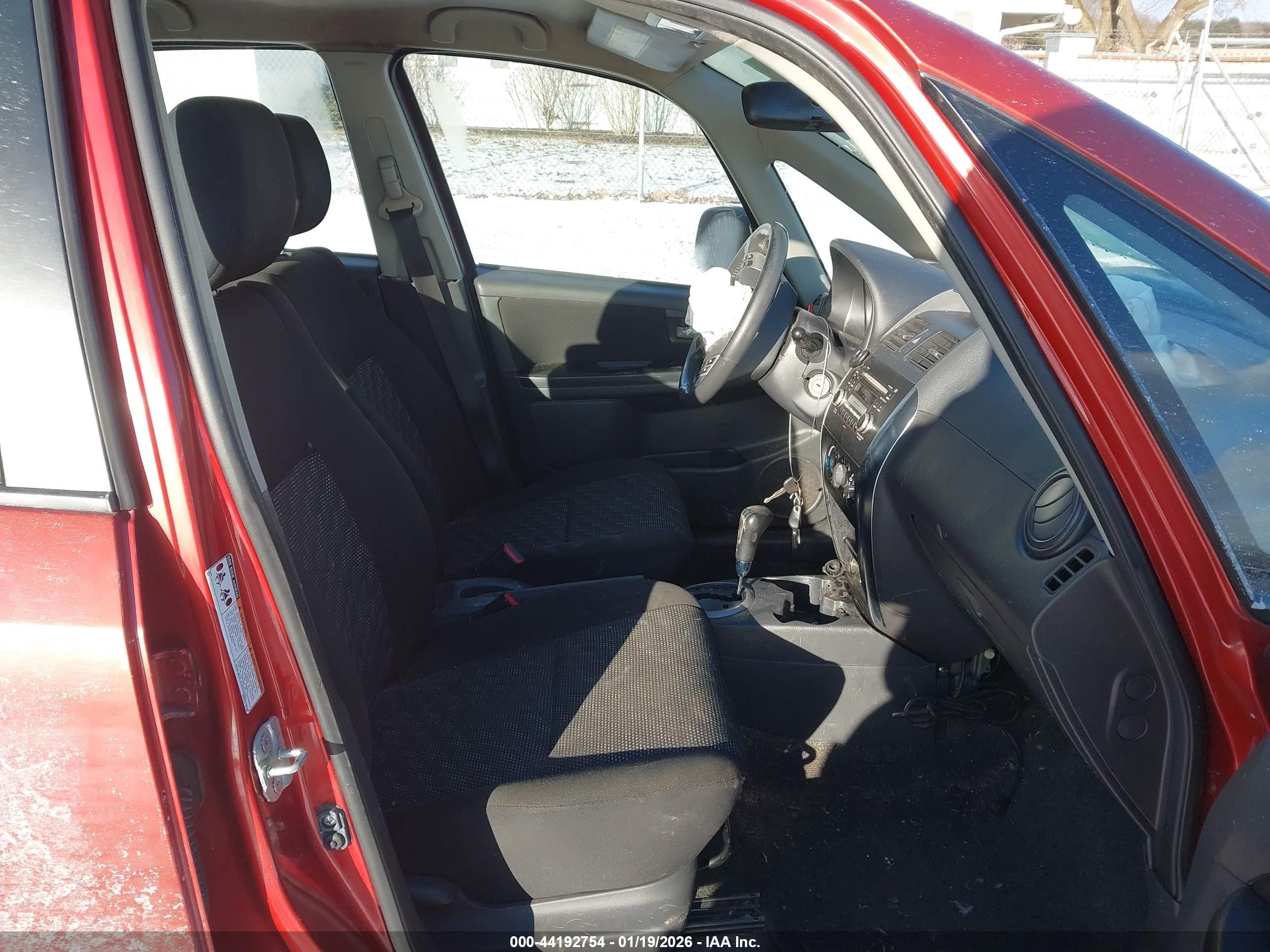 2007 Suzuki Sx4 Convenience/rally Red vin: JS2YB413775109233