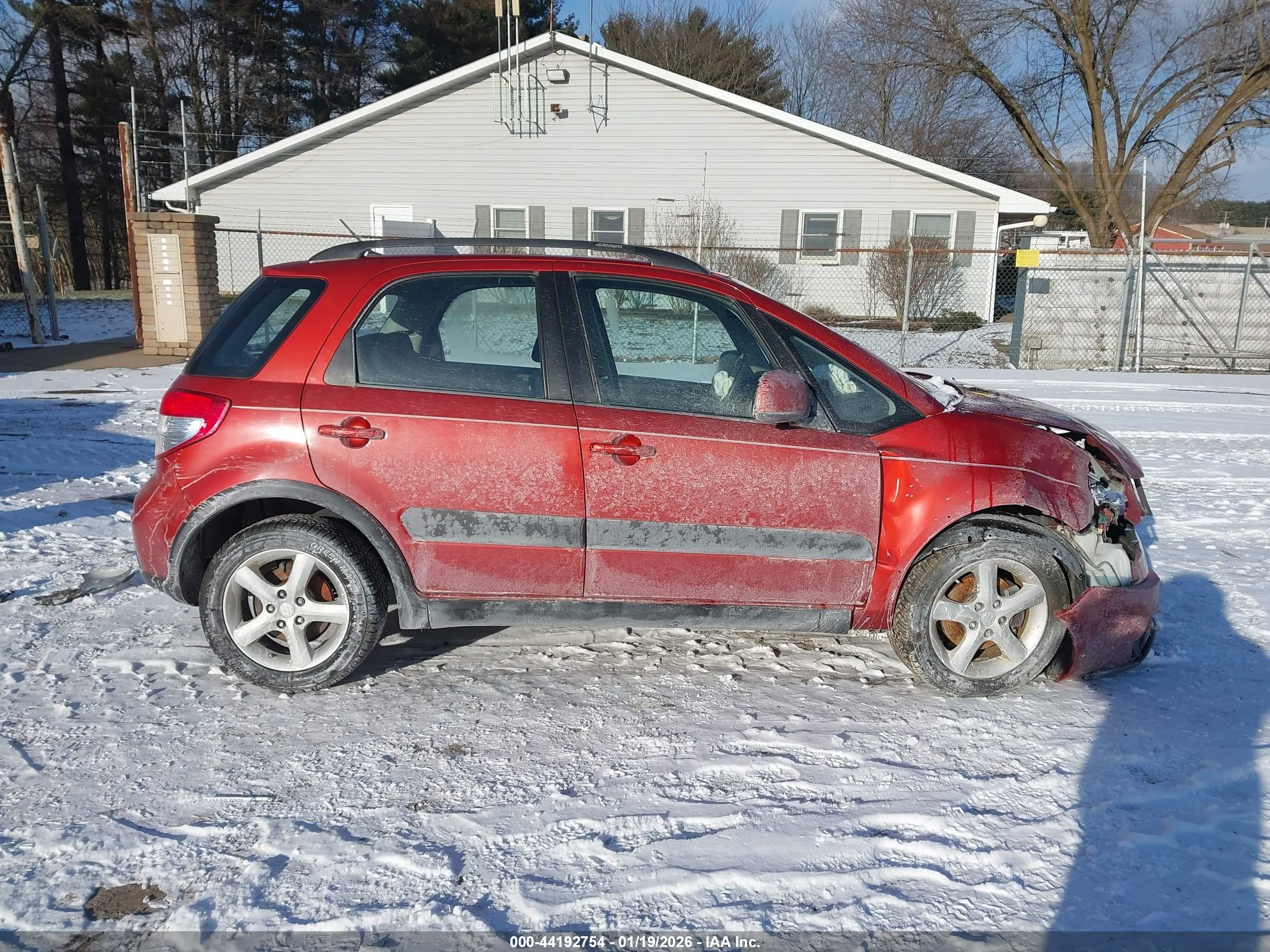 2007 Suzuki Sx4 Convenience/rally Red vin: JS2YB413775109233