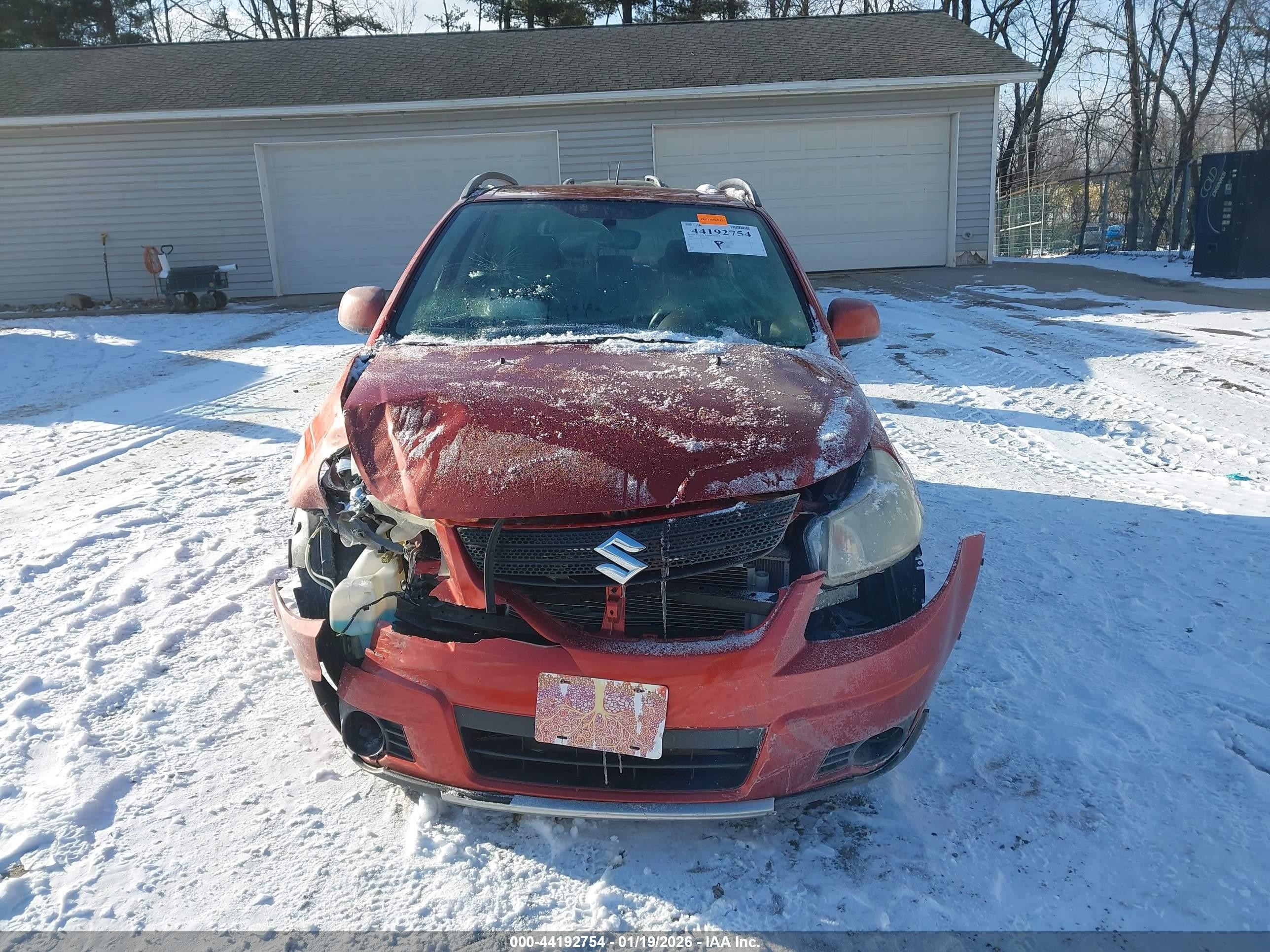 2007 Suzuki Sx4 Convenience/rally Red vin: JS2YB413775109233