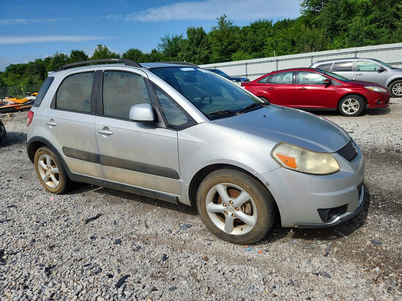2007 Suzuki Sx4 Silver vin: JS2YB413875106227