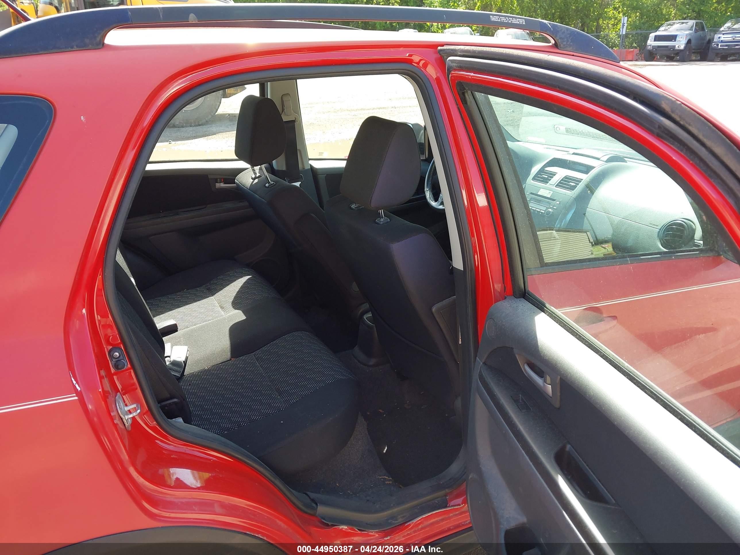 2009 Suzuki Sx4 Technology Red vin: JS2YB413895101032