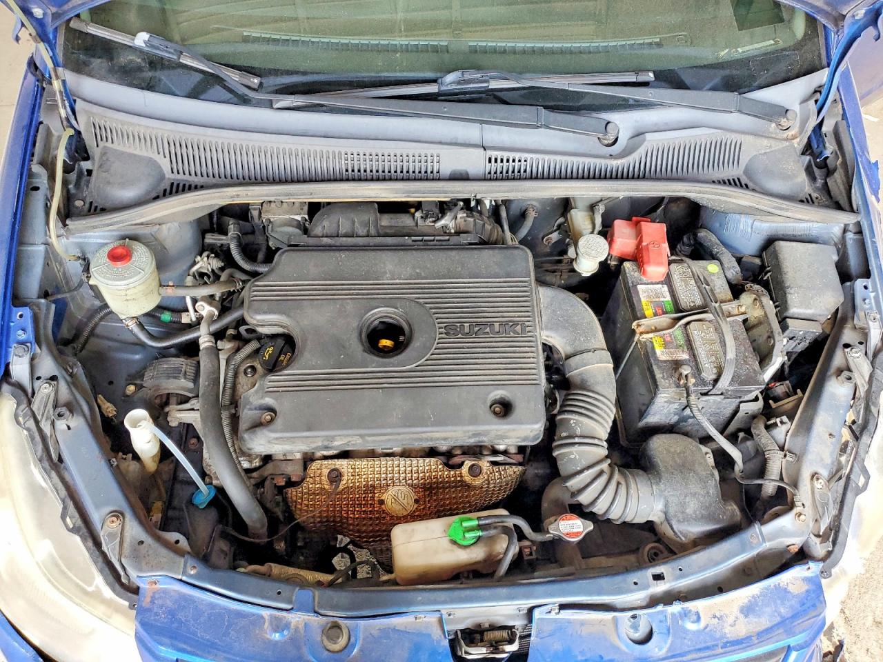 2007 Suzuki Sx4 Blue vin: JS2YB413975102719