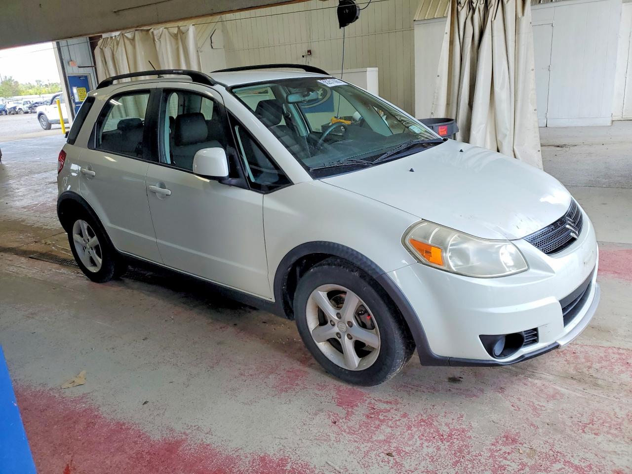 2008 Suzuki Sx4 Base White vin: JS2YB413985108733
