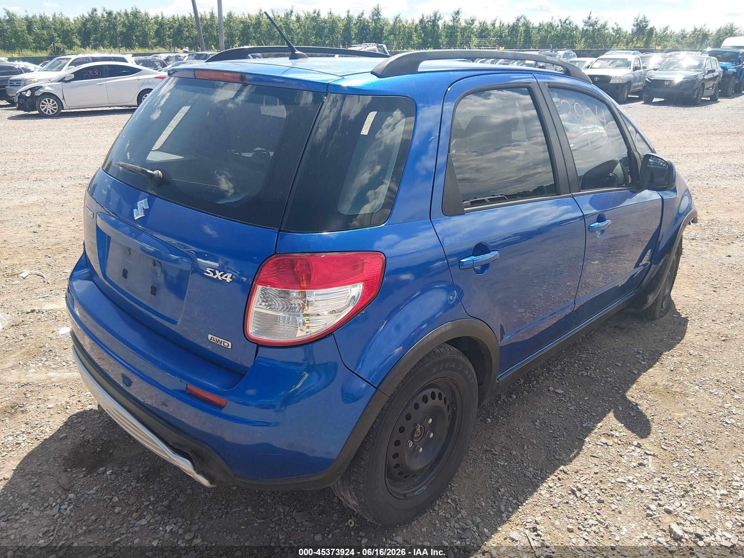 2007 Suzuki Sx4 Convenience Pkg/rally Pkg Blue vin: JS2YB413X75106262