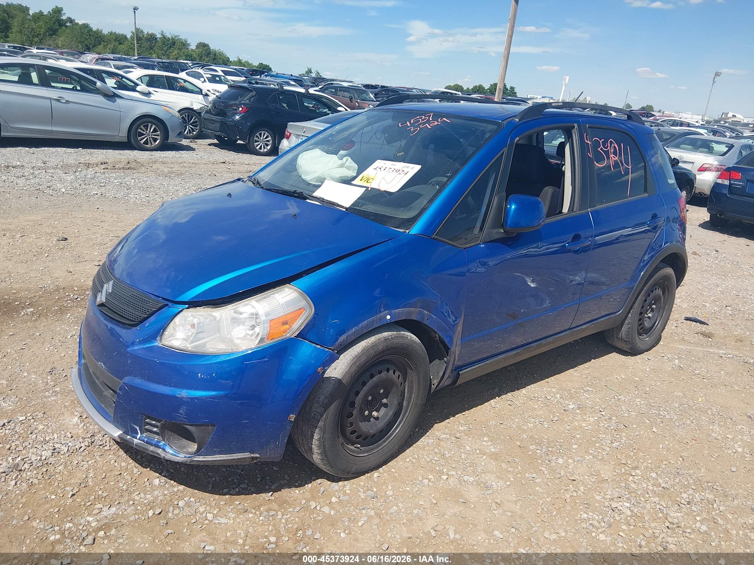 2007 Suzuki Sx4 Convenience Pkg/rally Pkg Blue vin: JS2YB413X75106262