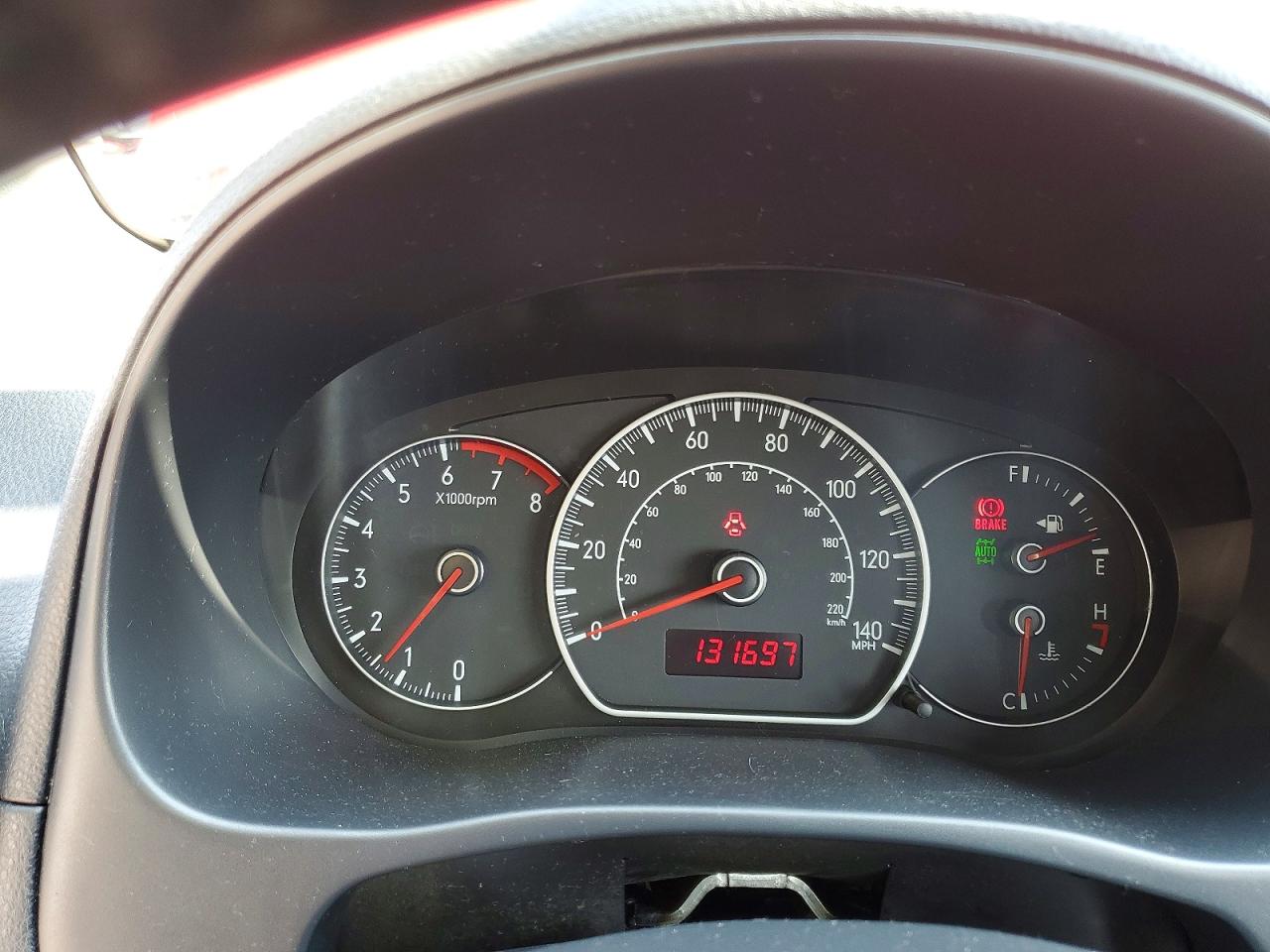 2009 Suzuki Sx4 Technology Red vin: JS2YB413X96202843