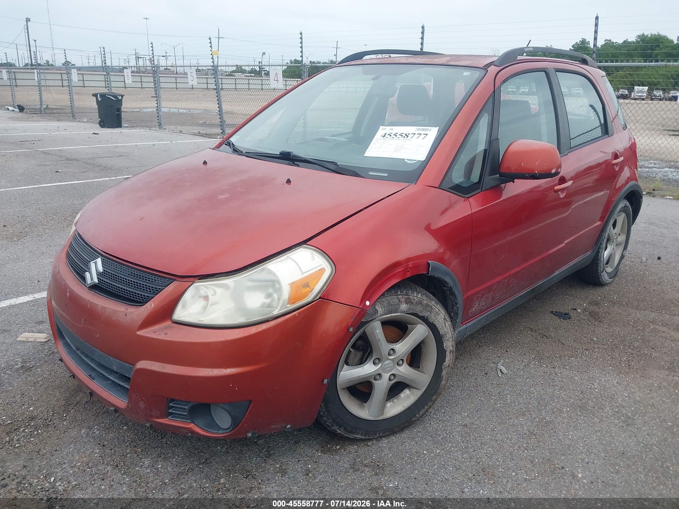 2009 Suzuki Sx4 Auto Awd/auto Technology Pkg Awd/man Awd/man Technology Pkg Awd Красный vin: JS2YB413X96203233