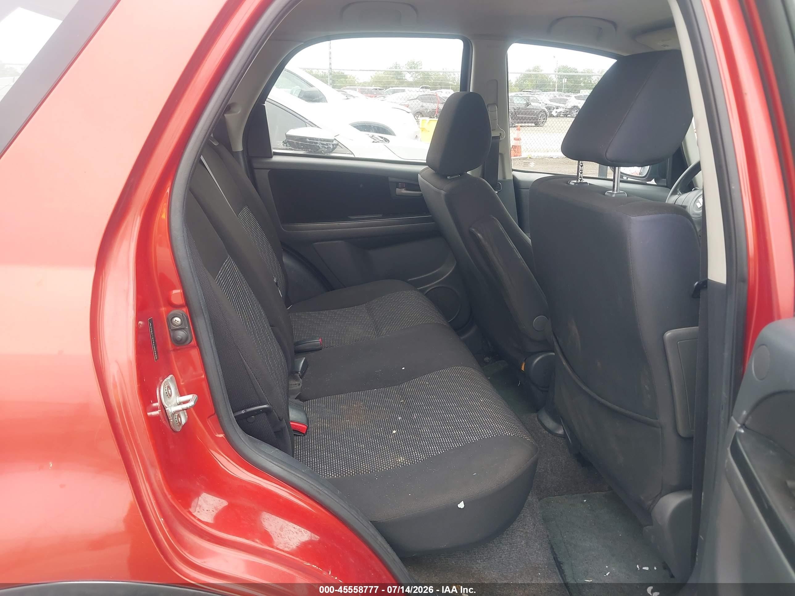 2009 Suzuki Sx4 Auto Awd/auto Technology Pkg Awd/man Awd/man Technology Pkg Awd Красный vin: JS2YB413X96203233