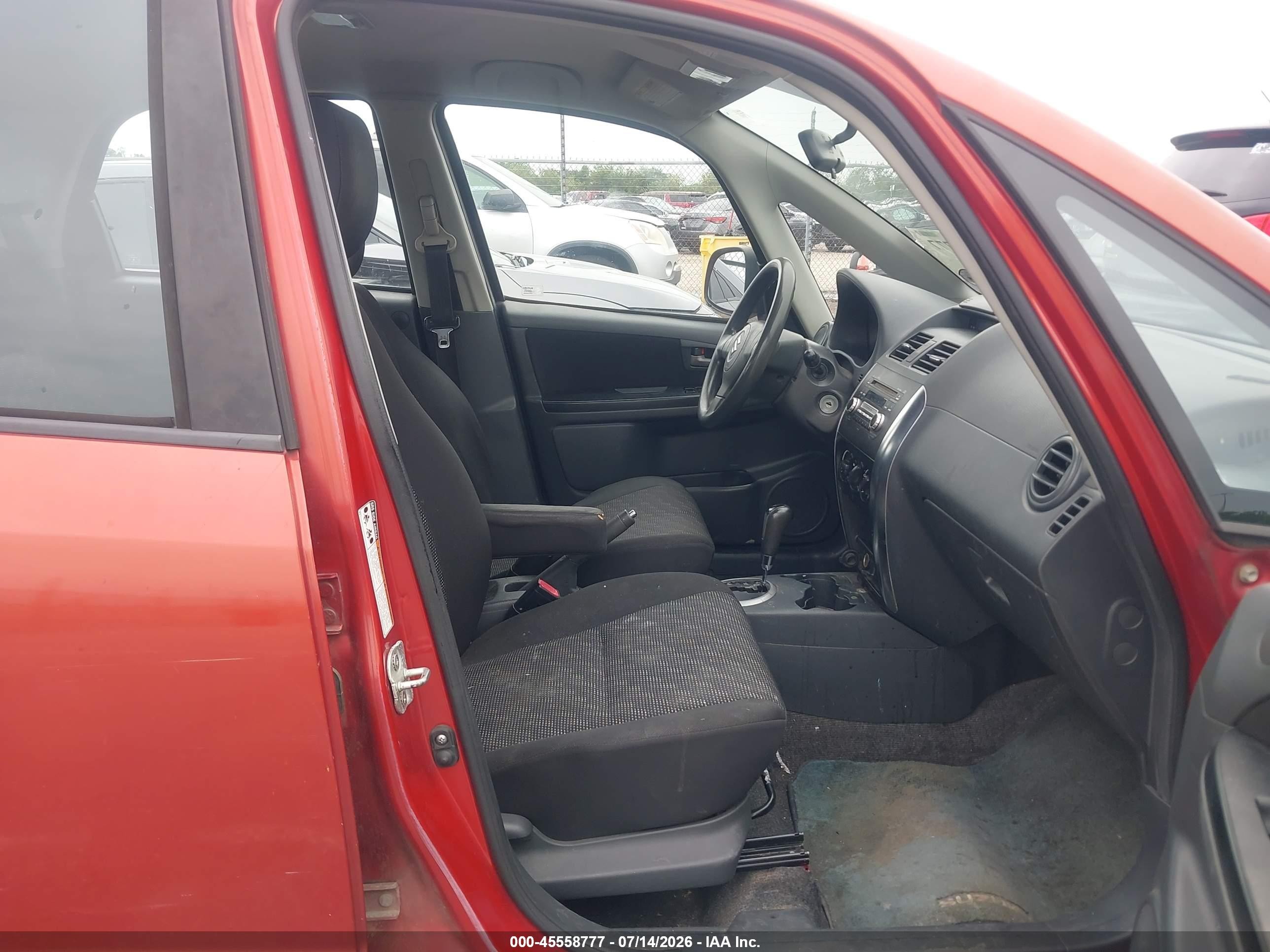2009 Suzuki Sx4 Auto Awd/auto Technology Pkg Awd/man Awd/man Technology Pkg Awd Красный vin: JS2YB413X96203233