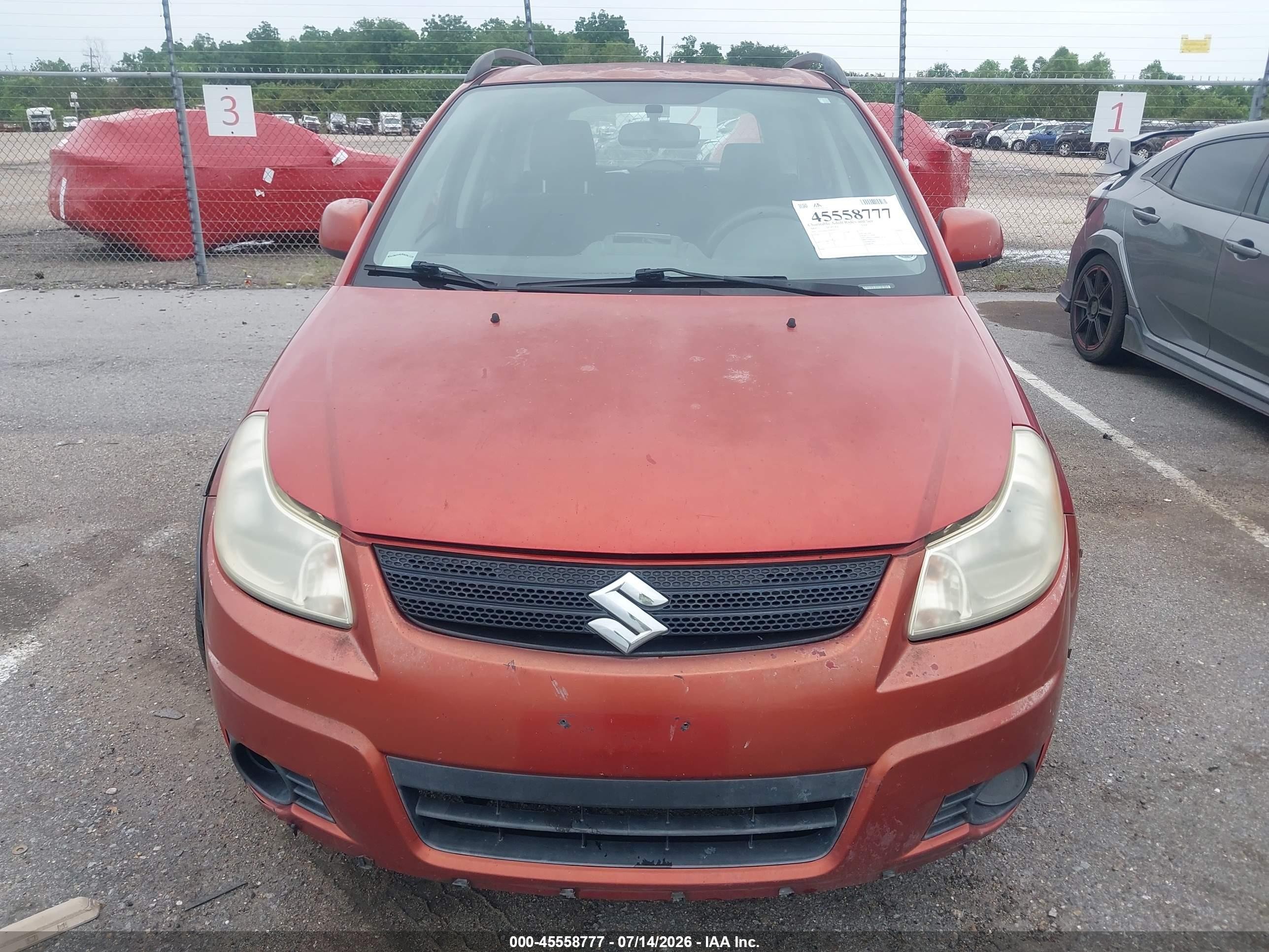 2009 Suzuki Sx4 Auto Awd/auto Technology Pkg Awd/man Awd/man Technology Pkg Awd Красный vin: JS2YB413X96203233