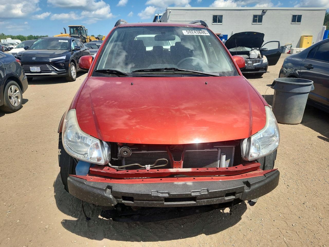 2007 Suzuki Sx4 Sport Red vin: JS2YB415775100419