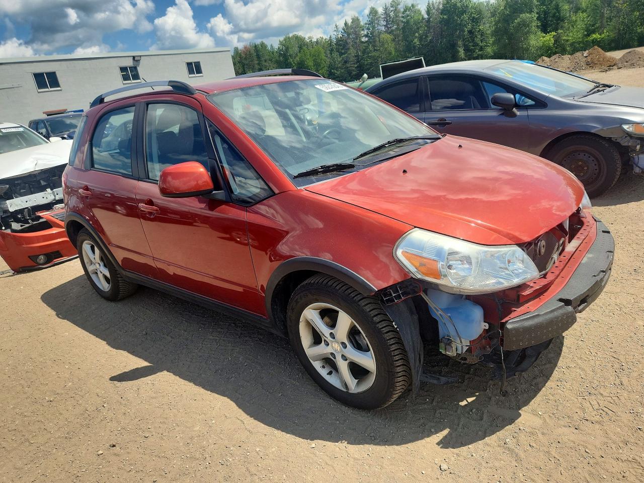 2007 Suzuki Sx4 Sport Red vin: JS2YB415775100419