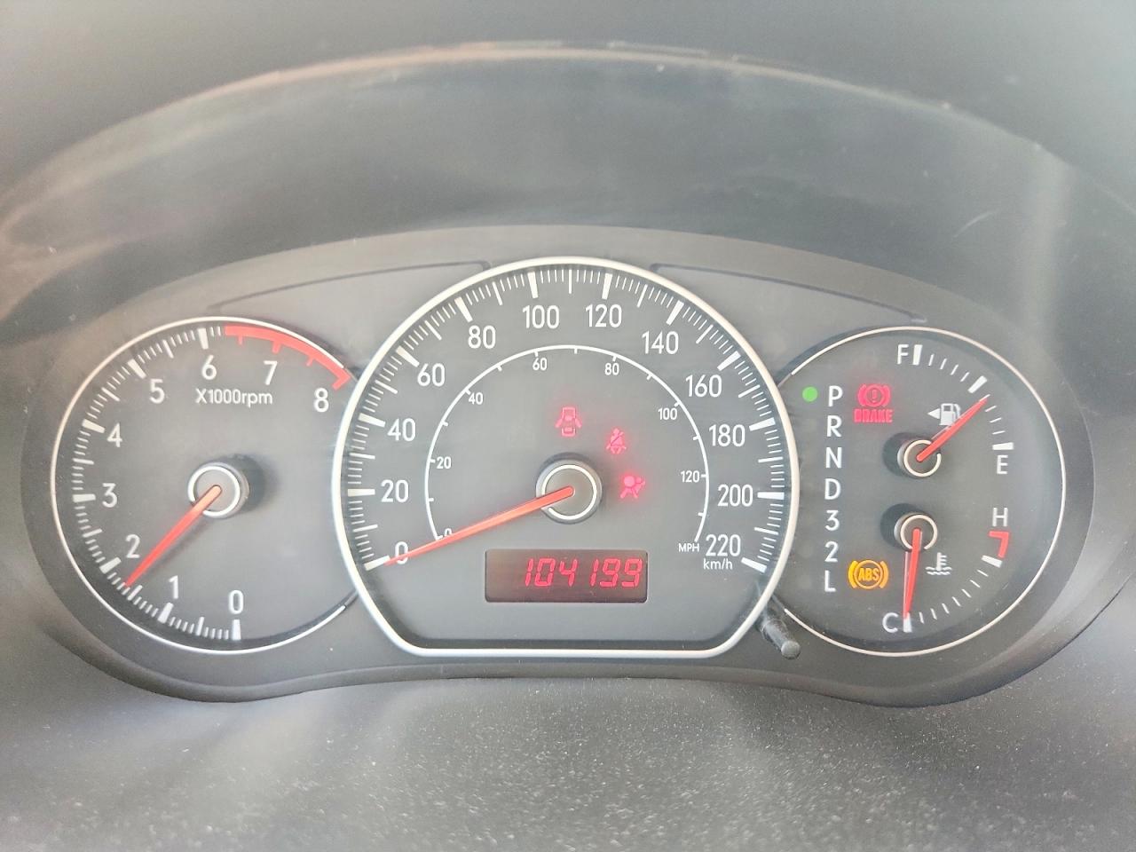 2007 Suzuki Sx4 Sport Red vin: JS2YB415775100419