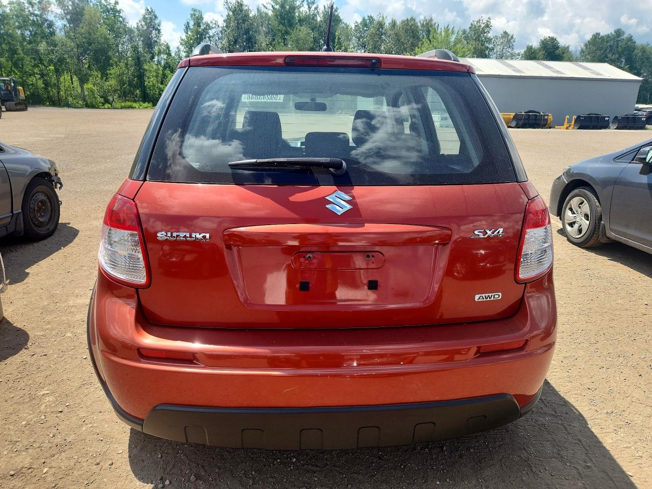 2007 Suzuki Sx4 Sport Red vin: JS2YB415775100419