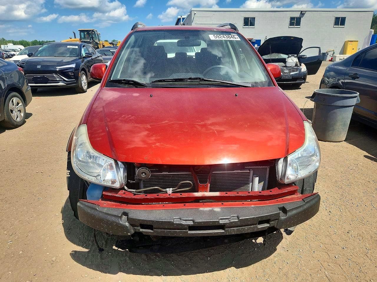 2007 Suzuki Sx4 Sport Red vin: JS2YB415775100419