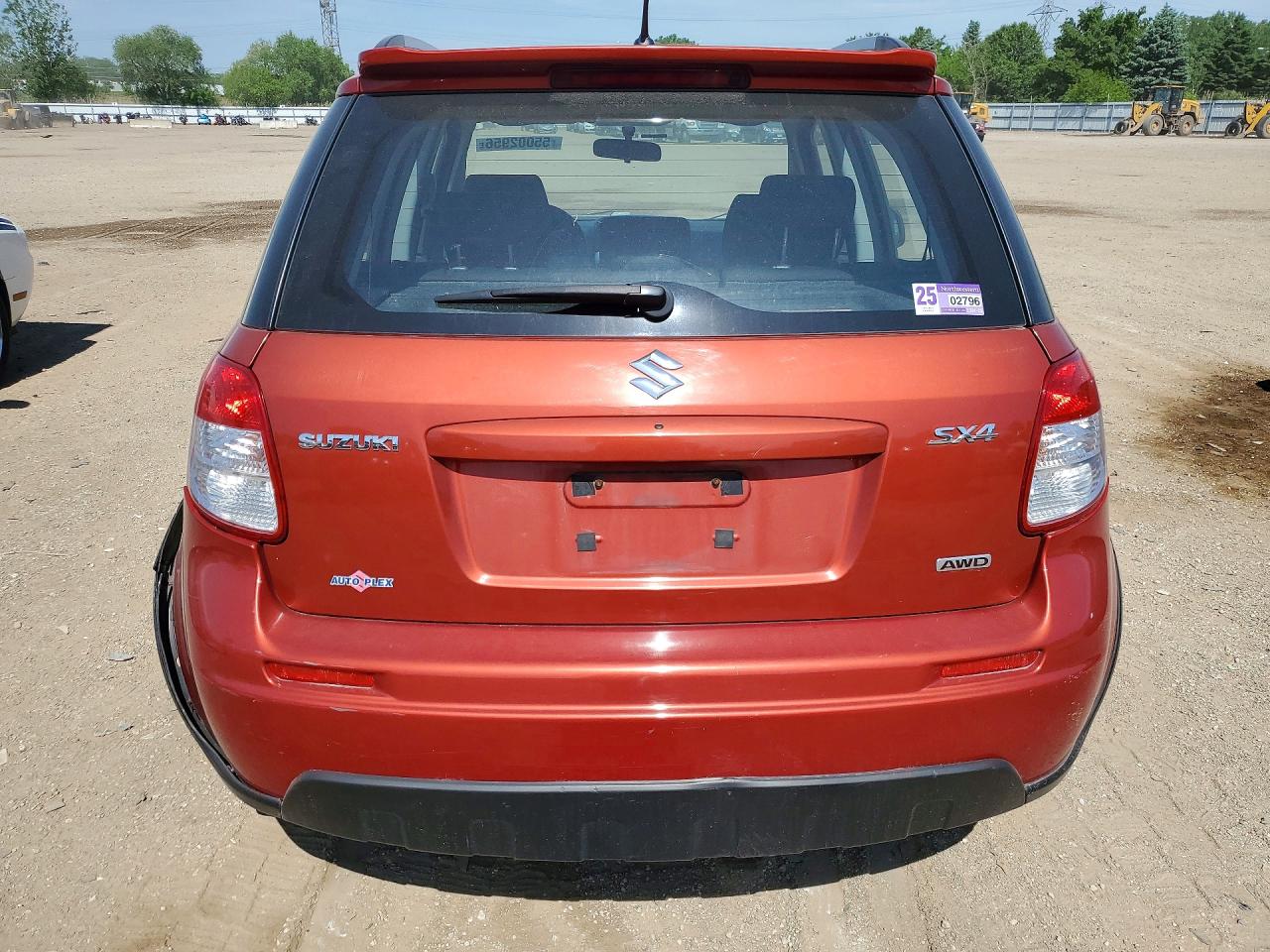 2007 Suzuki Sx4 Sport Orange vin: JS2YB417075102448
