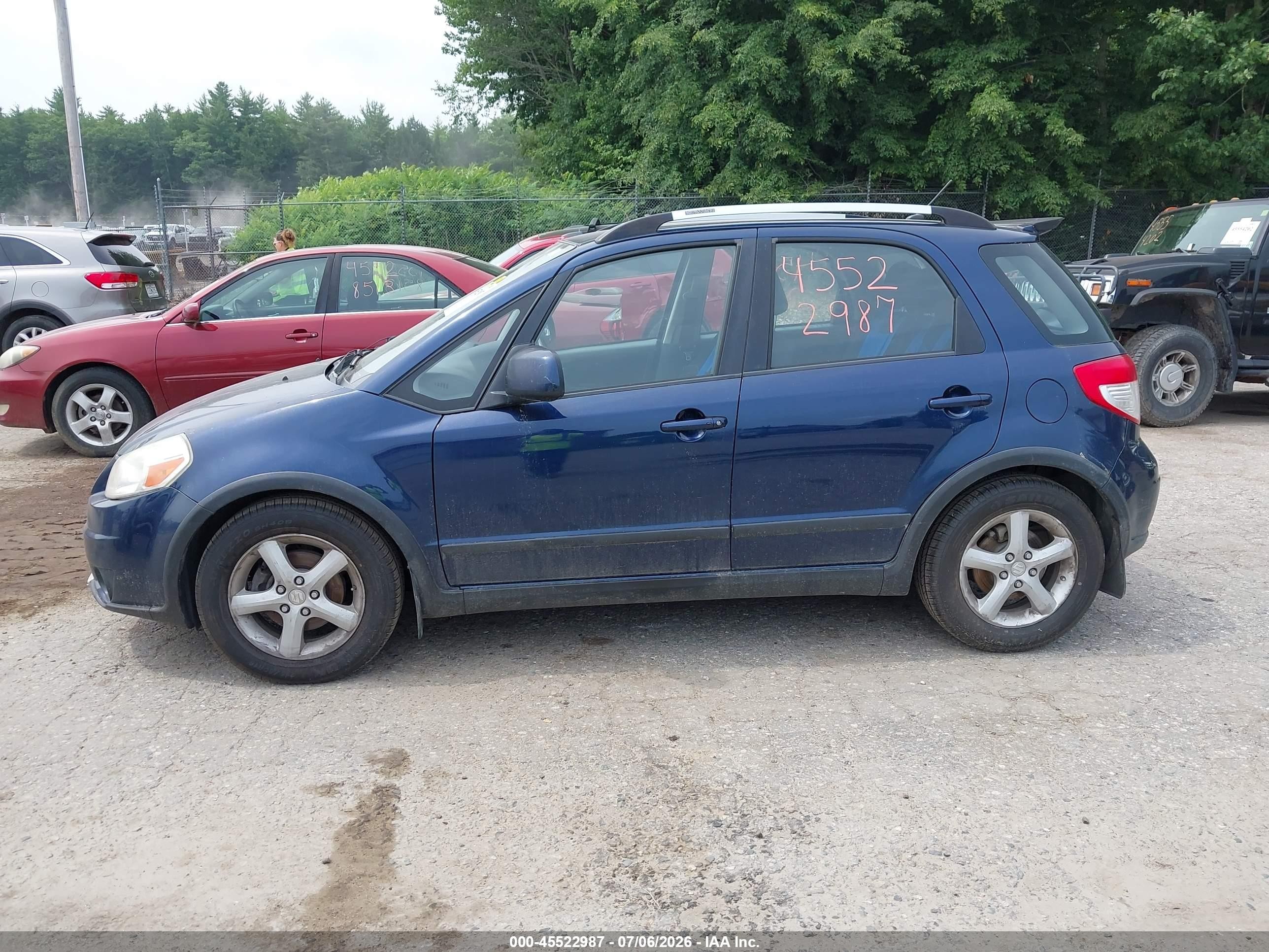 2008 Suzuki Sx4 Convenience/touring Blue vin: JS2YB417085101785