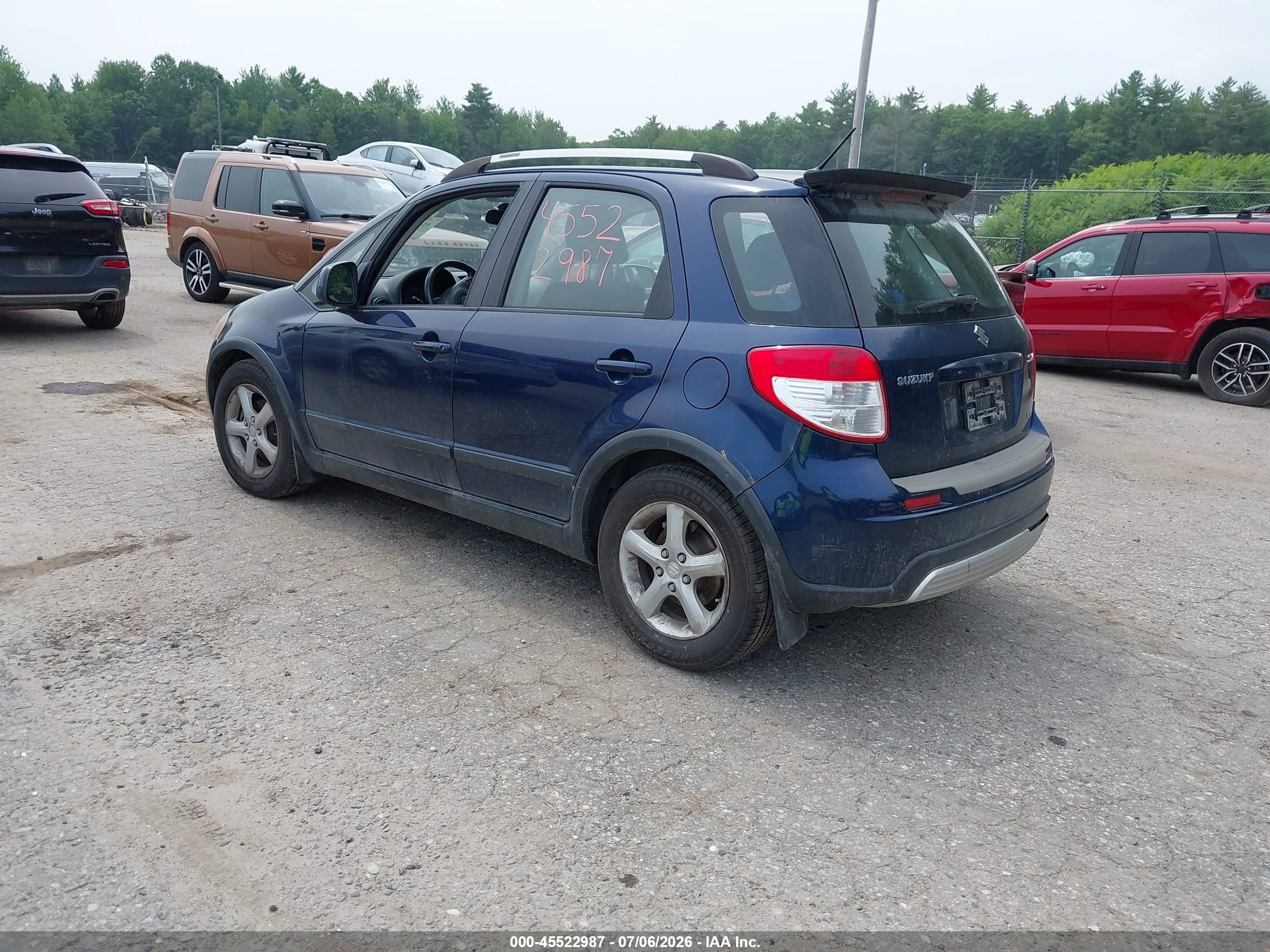 2008 Suzuki Sx4 Convenience/touring Blue vin: JS2YB417085101785