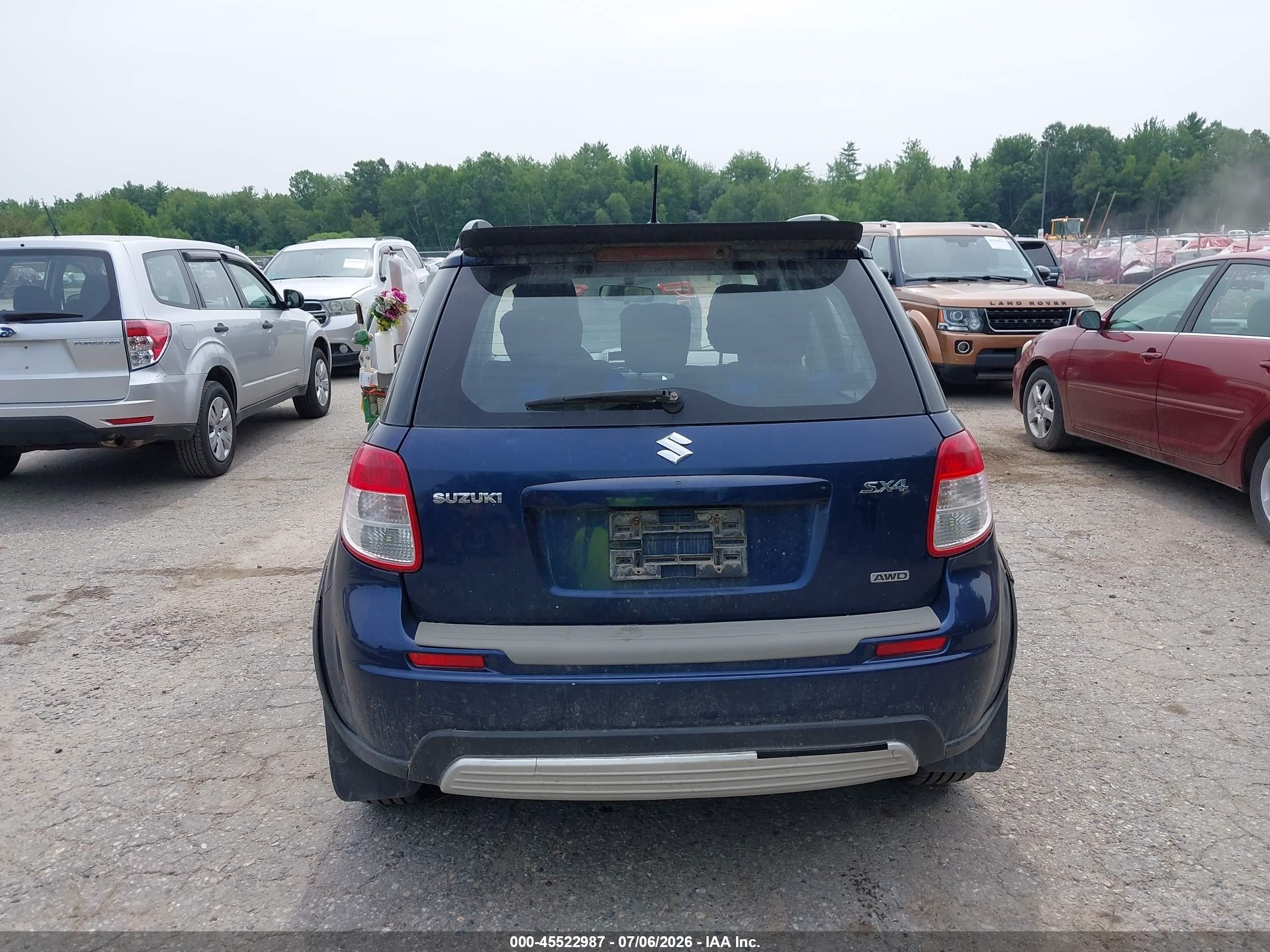 2008 Suzuki Sx4 Convenience/touring Blue vin: JS2YB417085101785