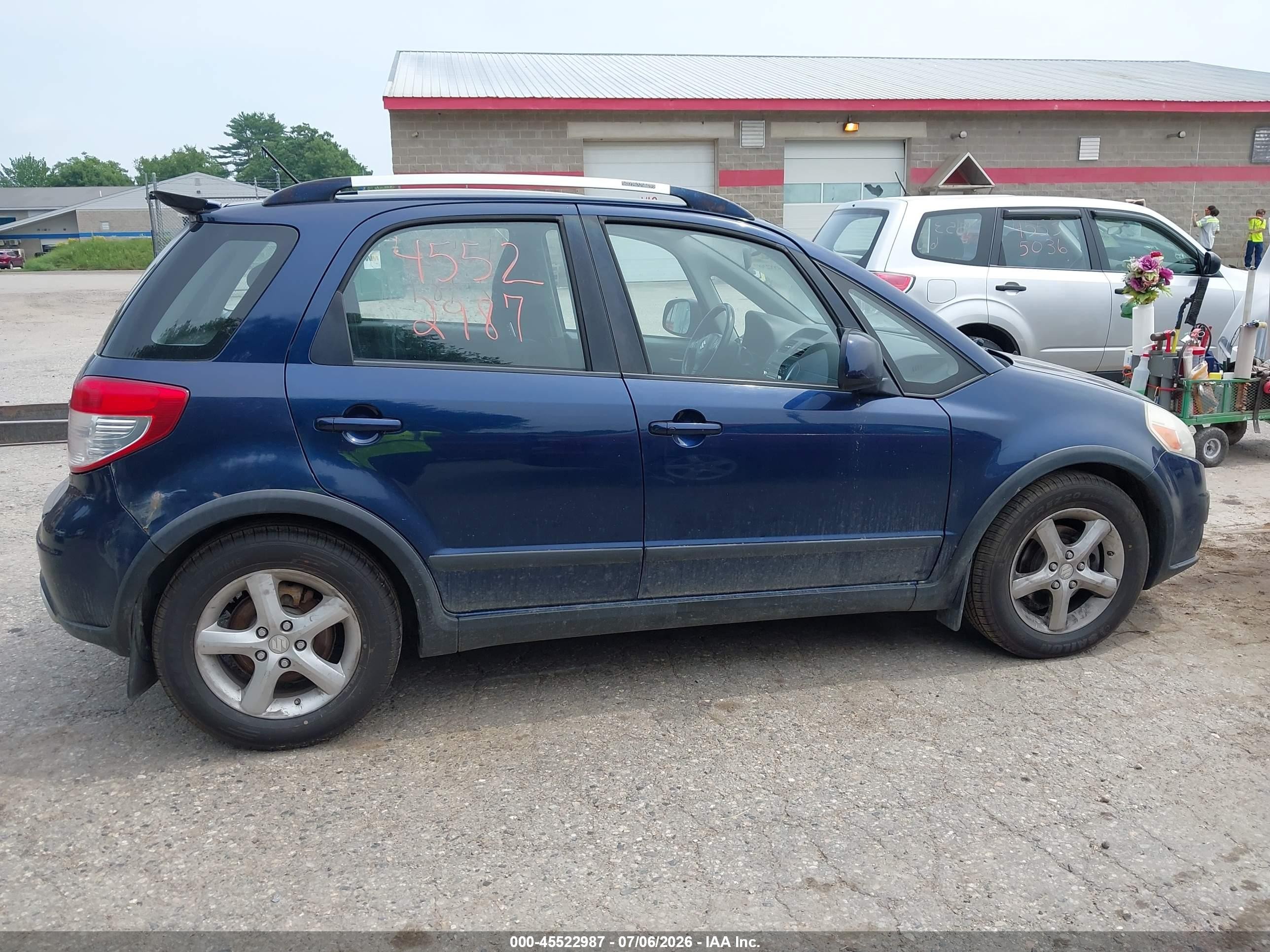 2008 Suzuki Sx4 Convenience/touring Blue vin: JS2YB417085101785
