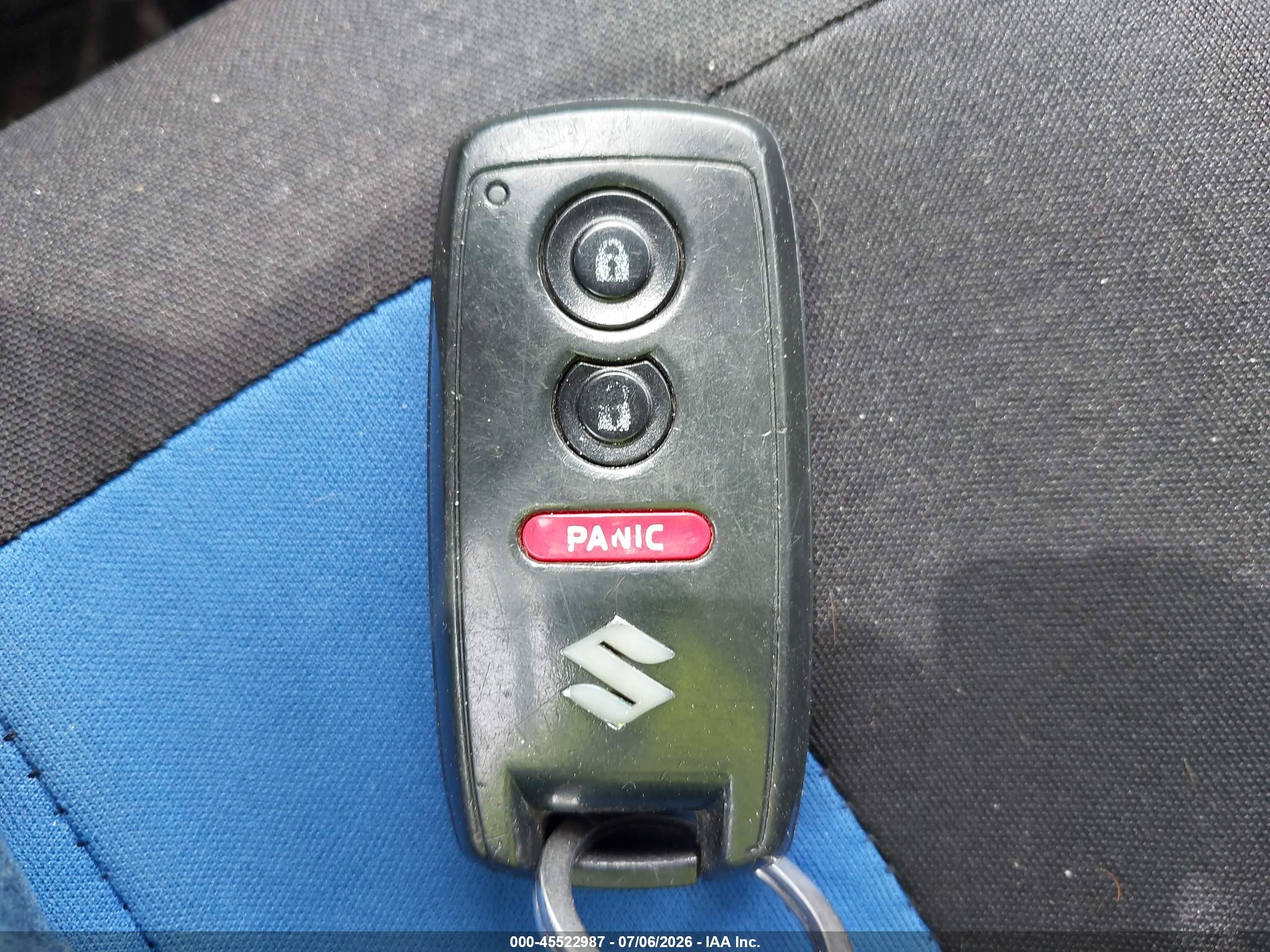 2008 Suzuki Sx4 Convenience/touring Blue vin: JS2YB417085101785