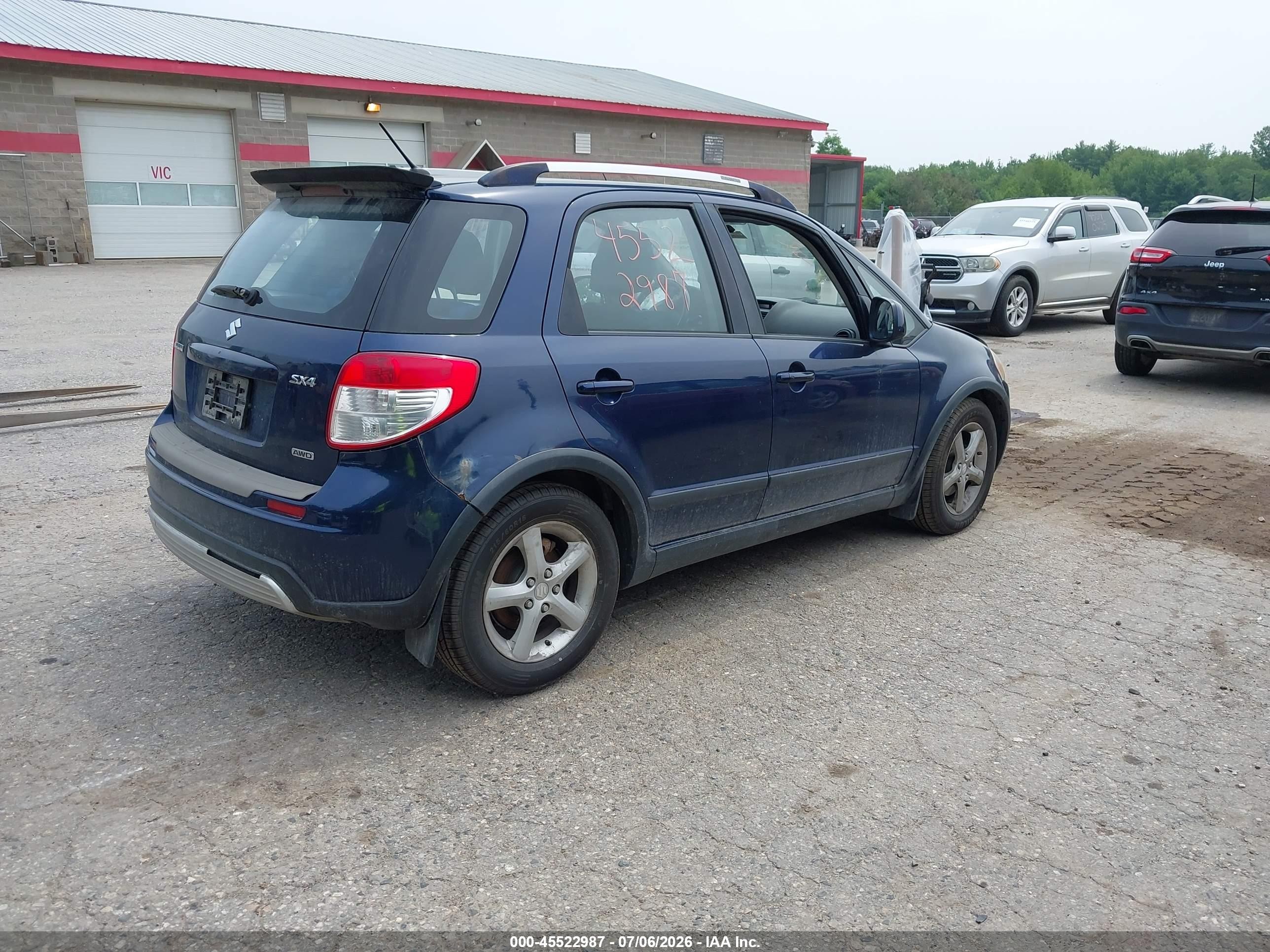 2008 Suzuki Sx4 Convenience/touring Blue vin: JS2YB417085101785
