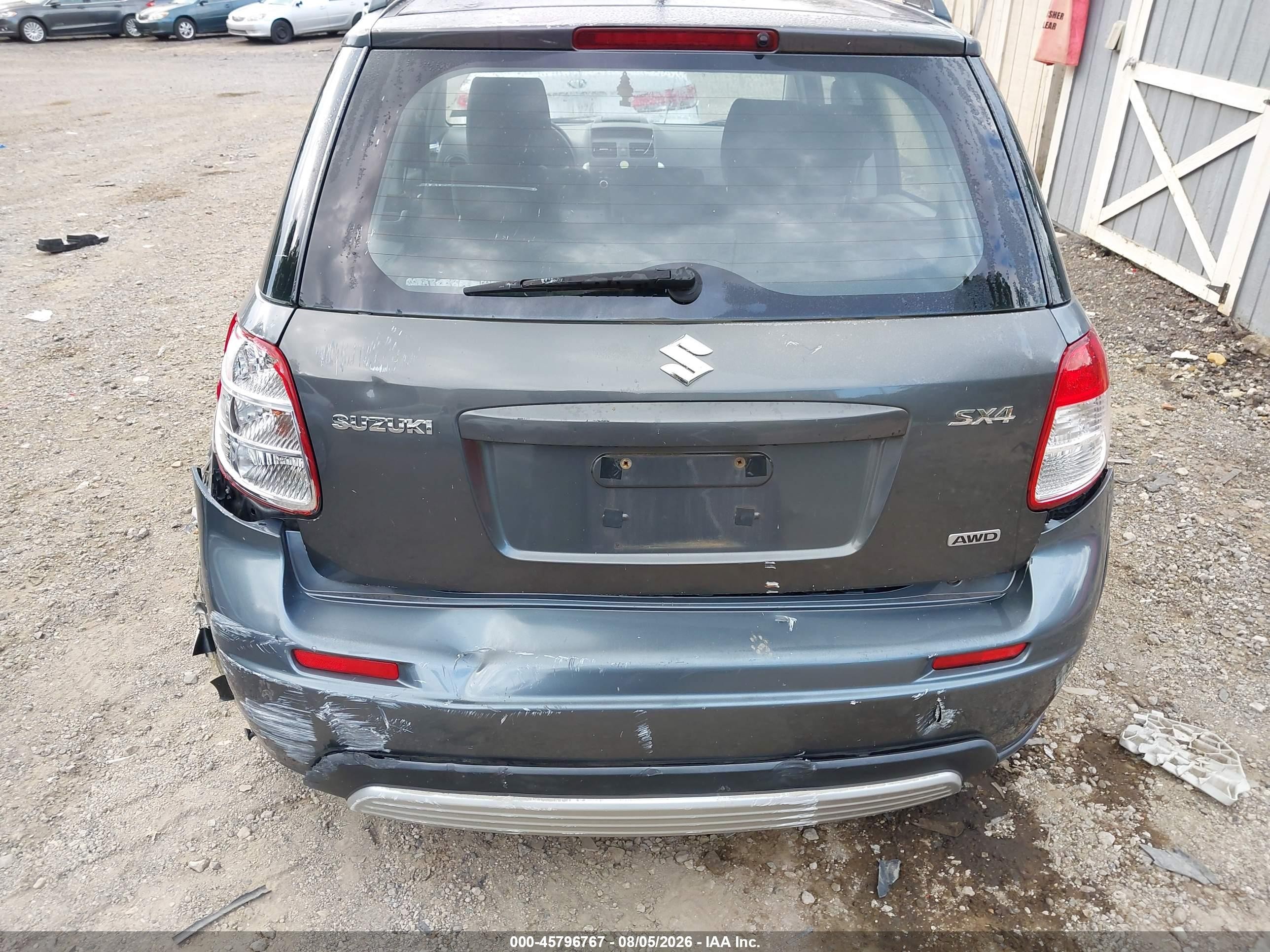 2009 Suzuki Sx4 Touring Gray vin: JS2YB417095100220