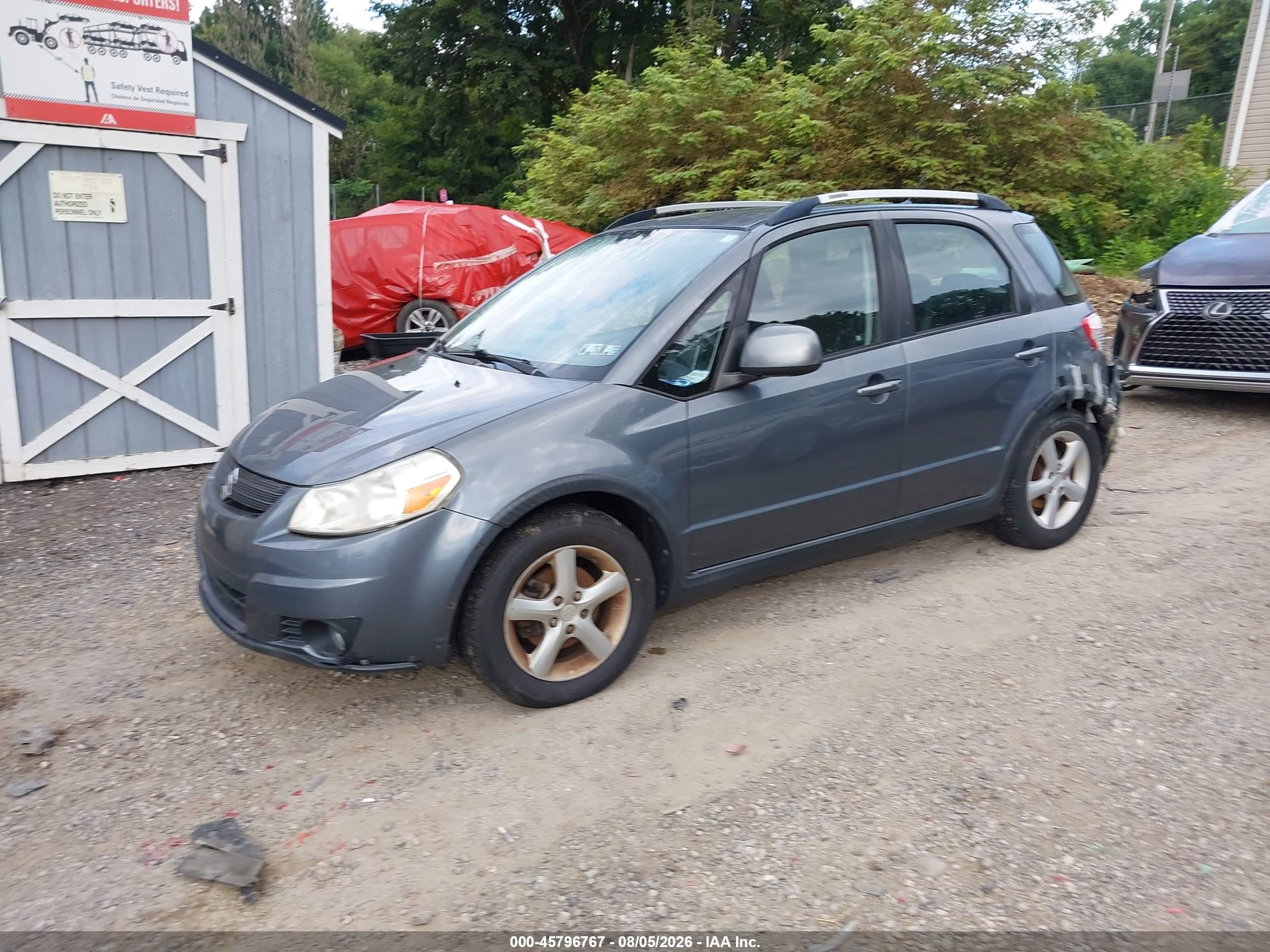 2009 Suzuki Sx4 Touring Gray vin: JS2YB417095100220