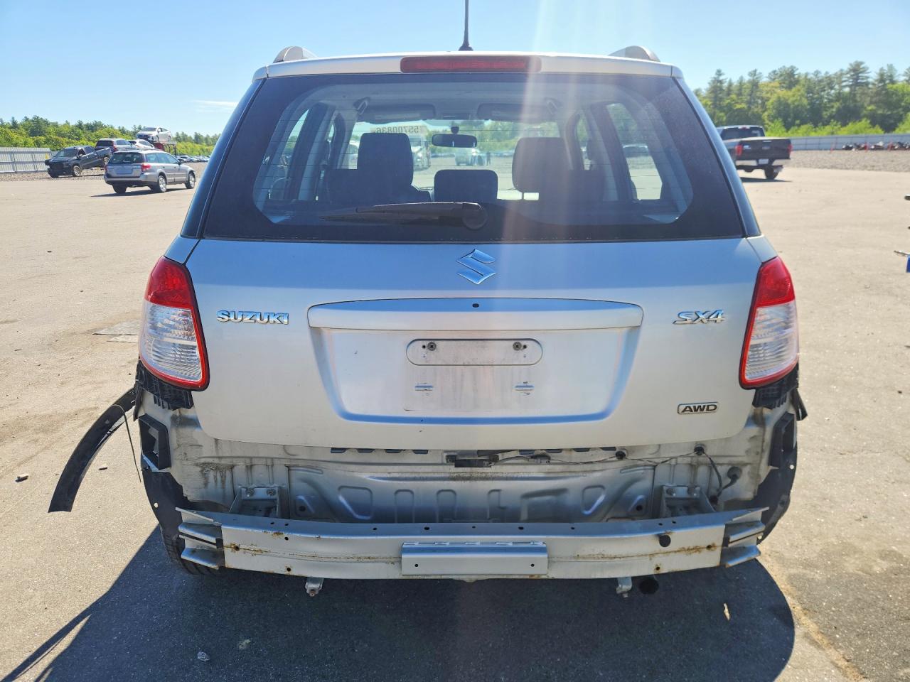 2007 Suzuki Sx4 Sport Silver vin: JS2YB417175101566