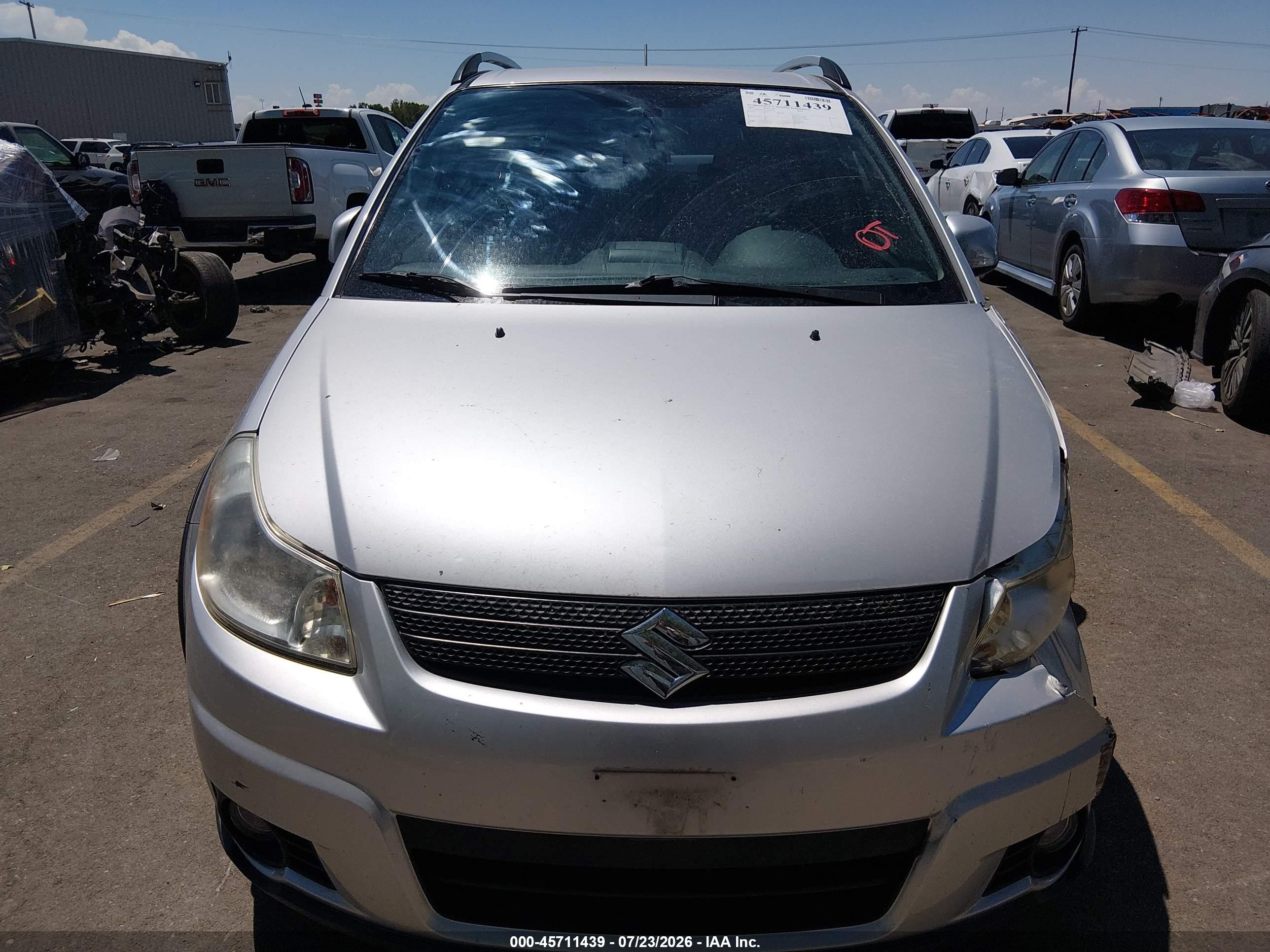 2009 Suzuki Sx4 Auto Touring Pkg Awd/man Touring Pkg Awd Silver vin: JS2YB417195101974