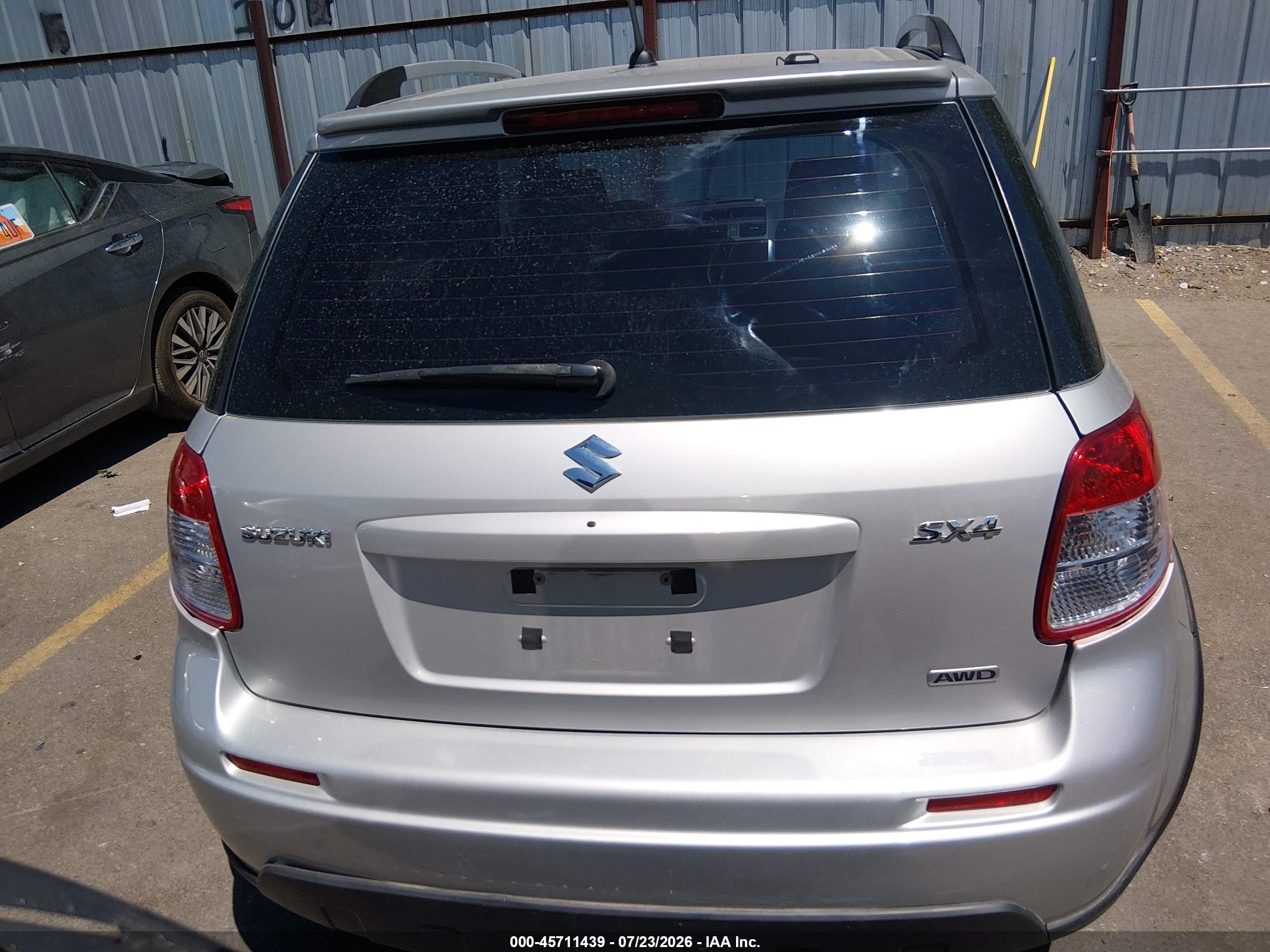 2009 Suzuki Sx4 Auto Touring Pkg Awd/man Touring Pkg Awd Silver vin: JS2YB417195101974