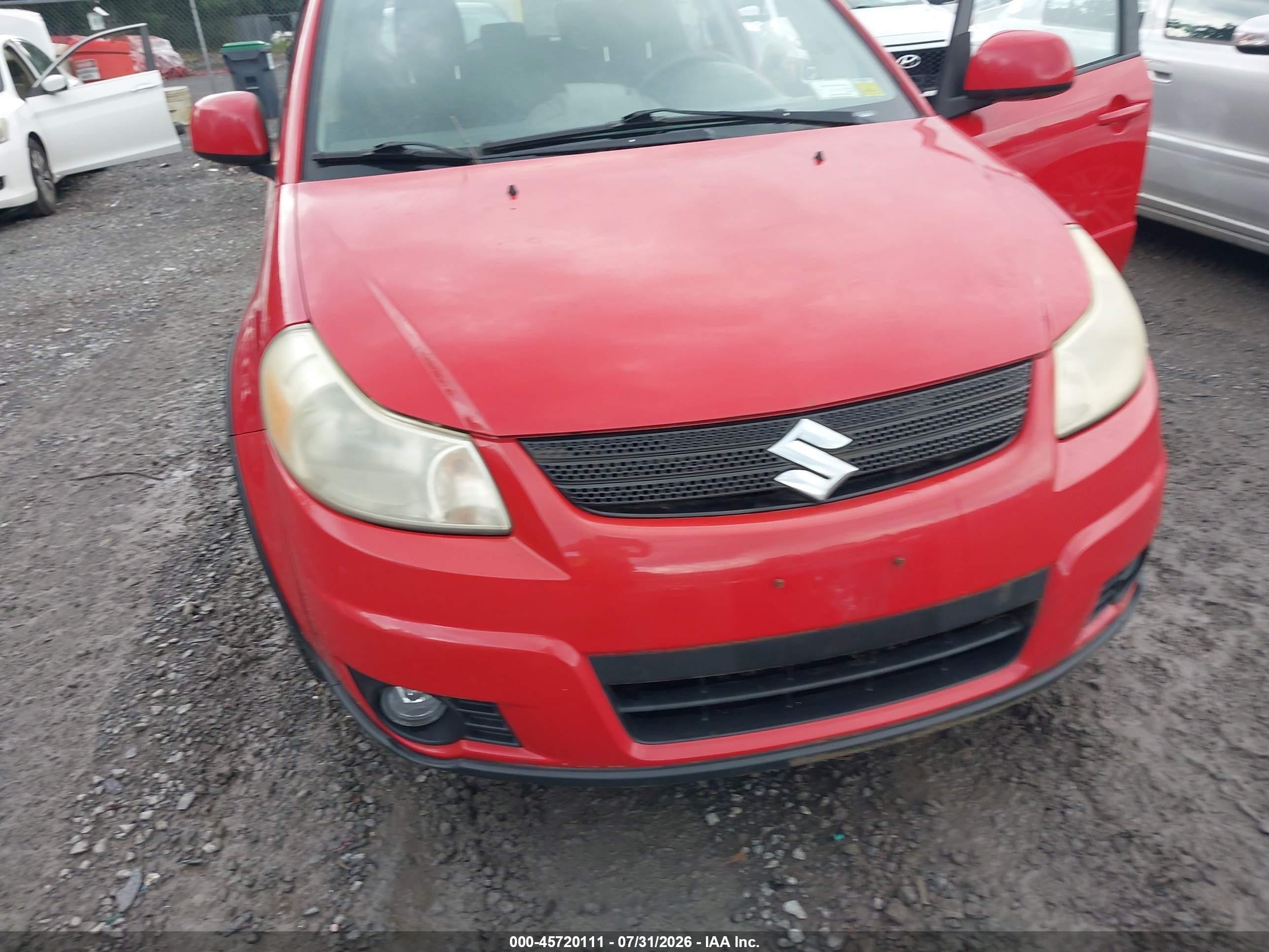 2009 Suzuki Sx4 Auto Touring Pkg Awd/man Touring Pkg Awd Red vin: JS2YB417196202426