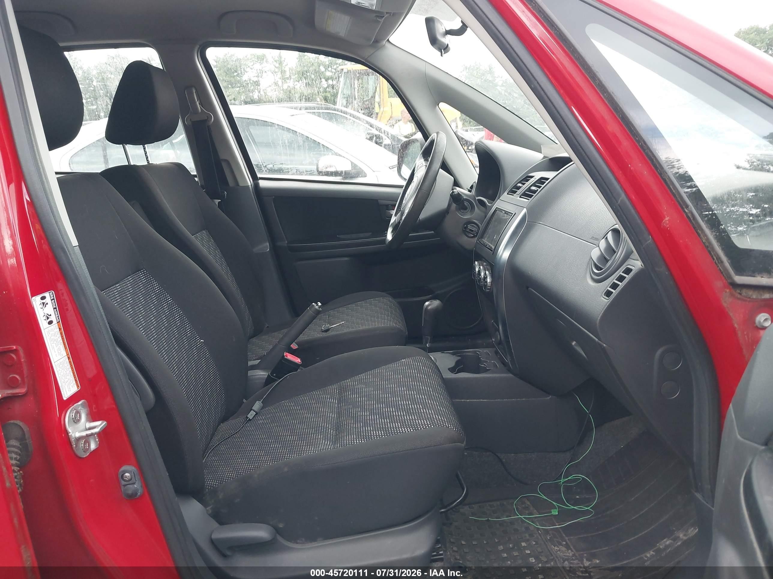2009 Suzuki Sx4 Auto Touring Pkg Awd/man Touring Pkg Awd Red vin: JS2YB417196202426