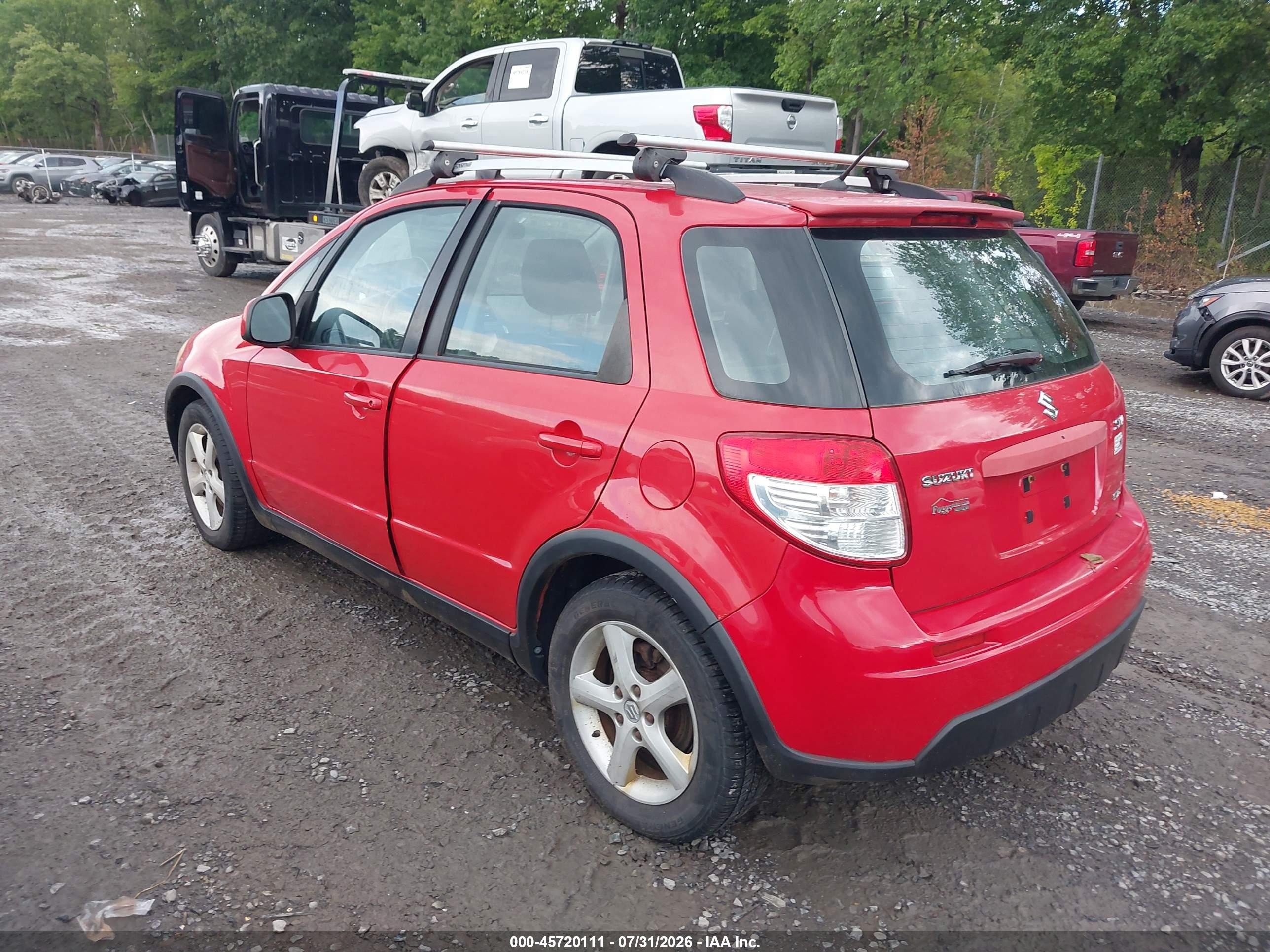 2009 Suzuki Sx4 Auto Touring Pkg Awd/man Touring Pkg Awd Red vin: JS2YB417196202426