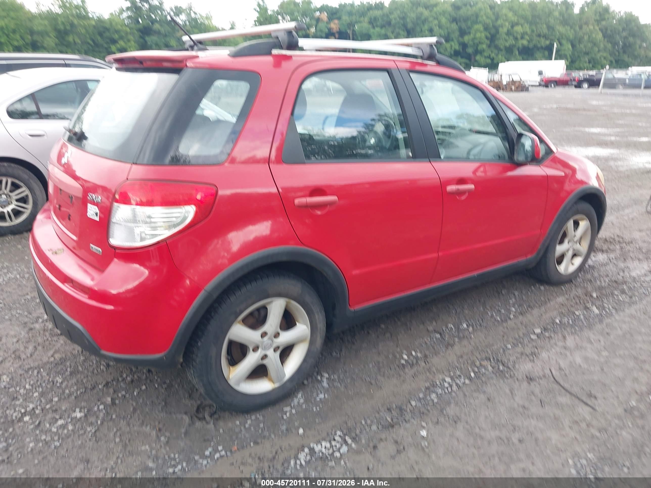 2009 Suzuki Sx4 Auto Touring Pkg Awd/man Touring Pkg Awd Red vin: JS2YB417196202426
