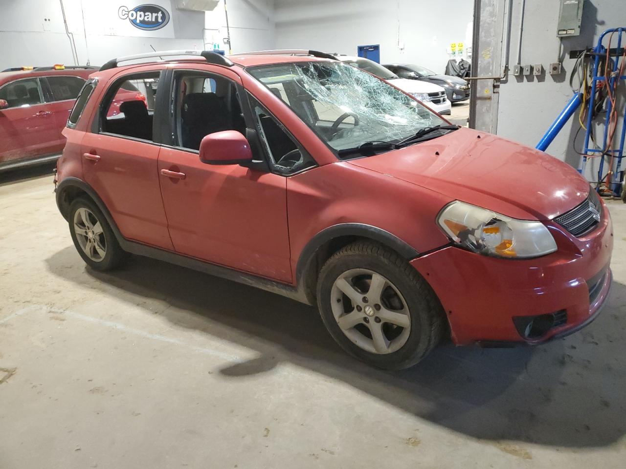 2008 Suzuki Sx4 Touring Red vin: JS2YB417385103899