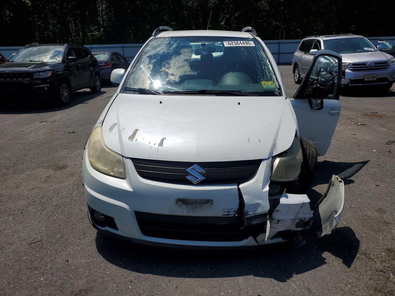 2007 Suzuki Sx4 Sport White vin: JS2YB417675101837