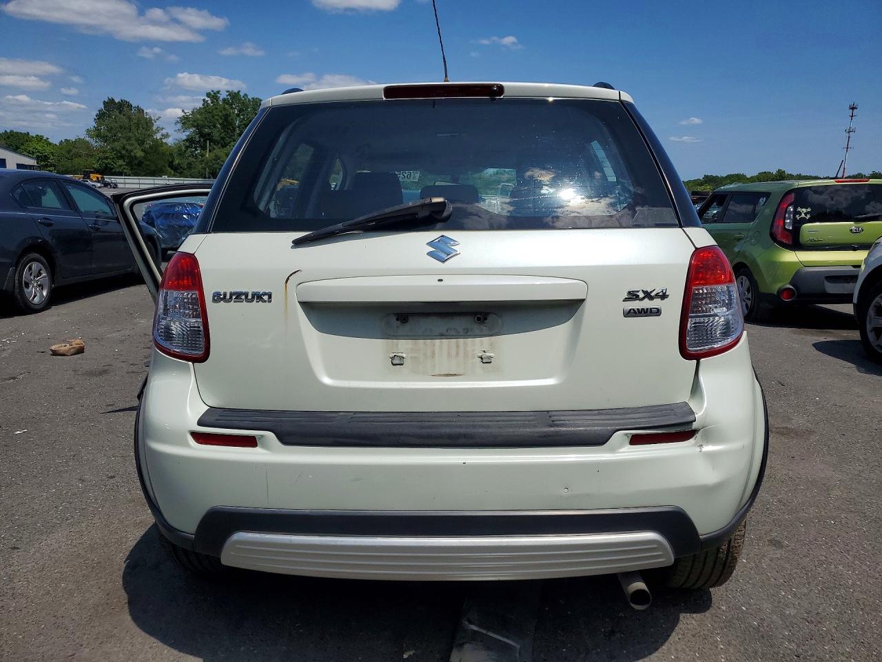 2007 Suzuki Sx4 Sport White vin: JS2YB417675101837