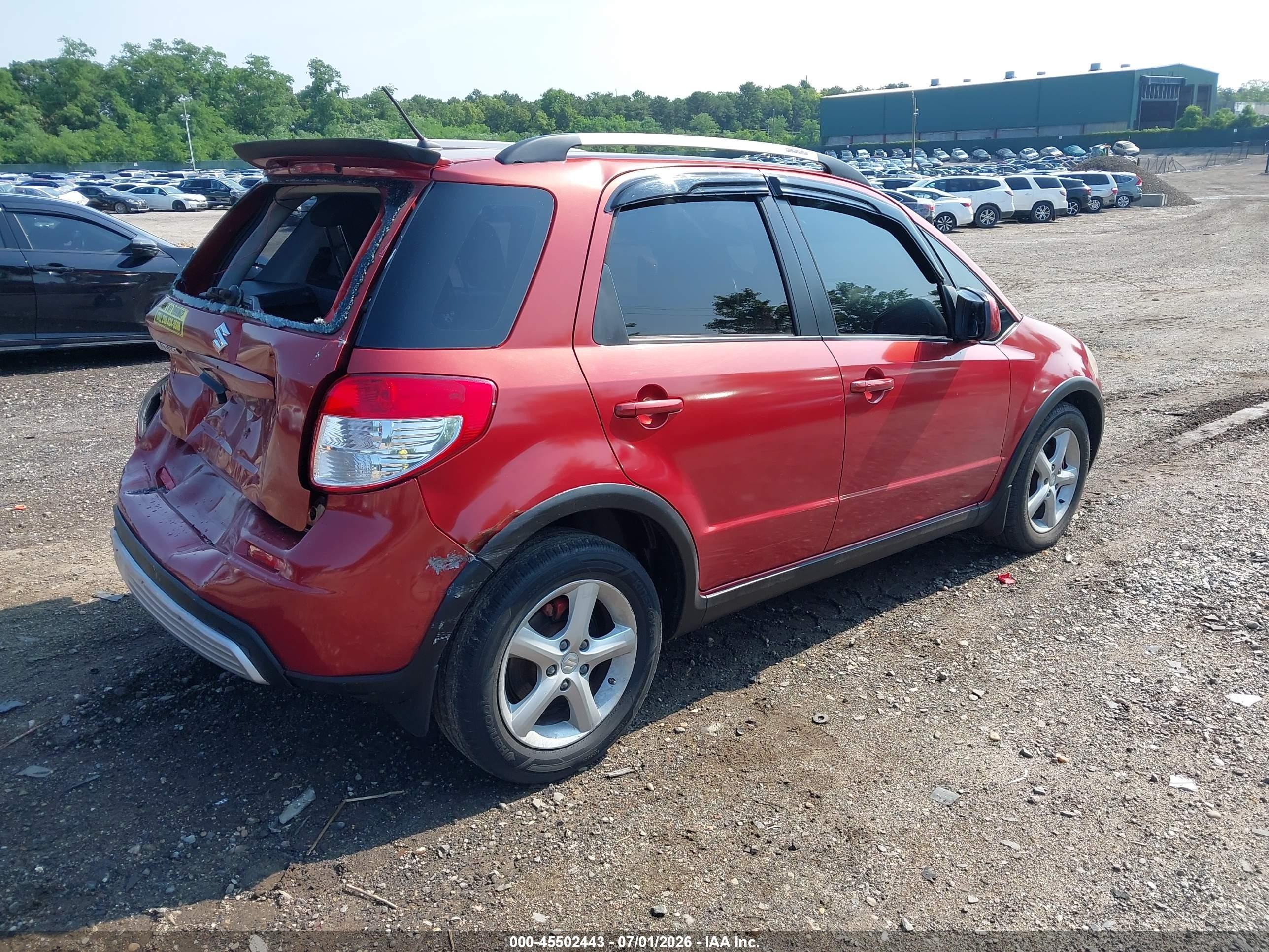 2008 Suzuki Sx4 Convenience/touring Red vin: JS2YB417685102763