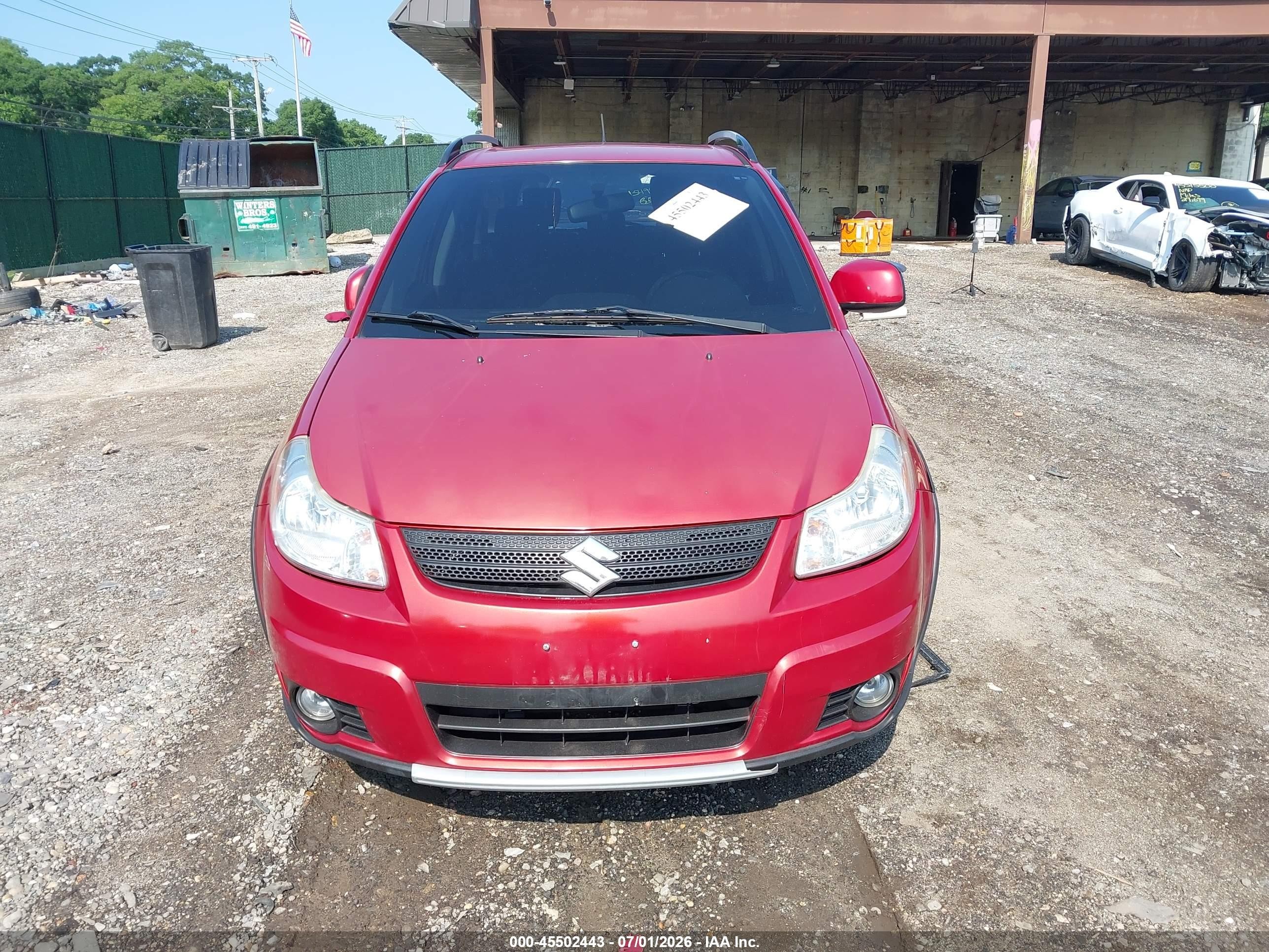 2008 Suzuki Sx4 Convenience/touring Red vin: JS2YB417685102763