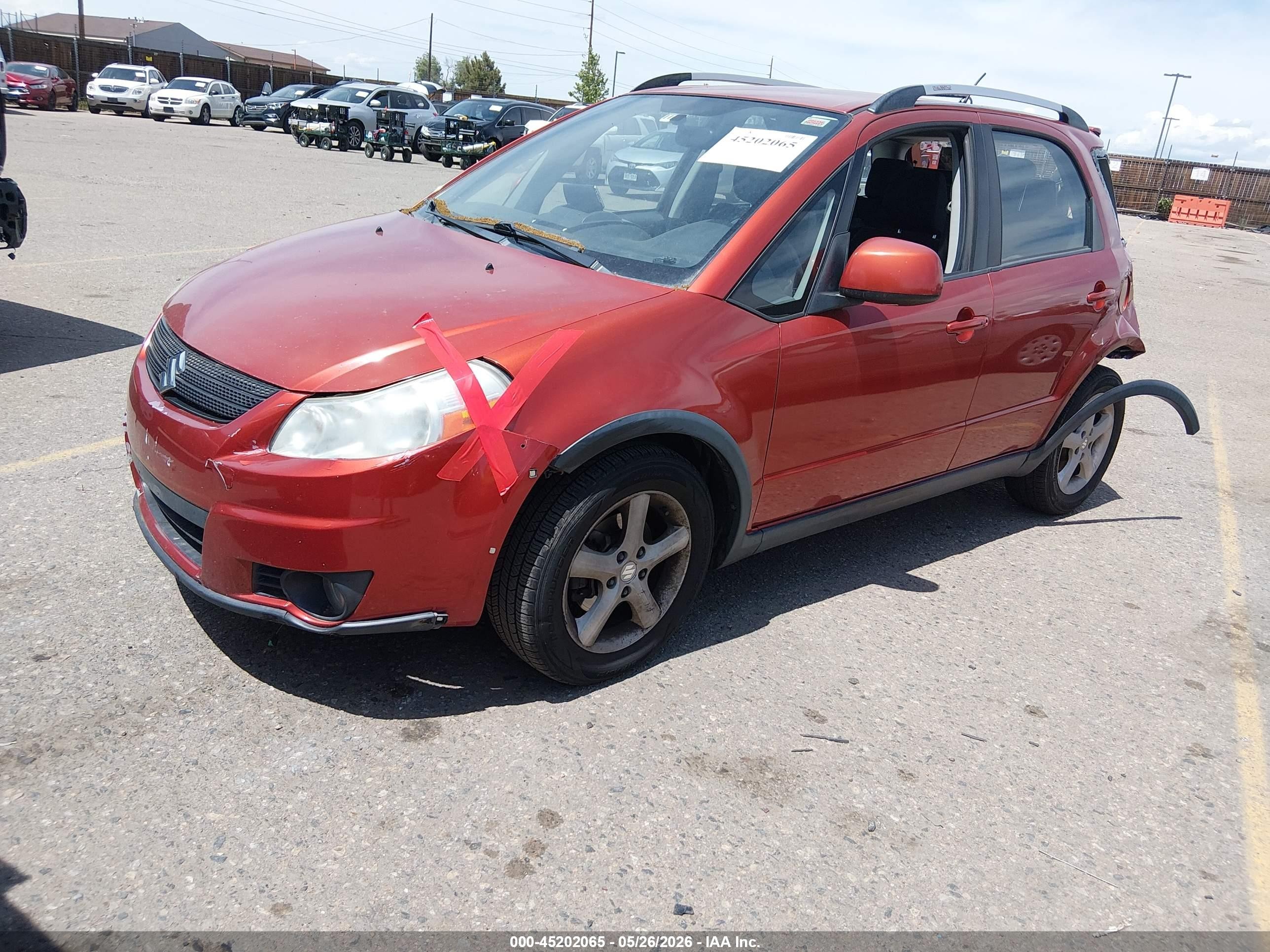 2009 Suzuki Sx4 Touring Orange vin: JS2YB417695100996