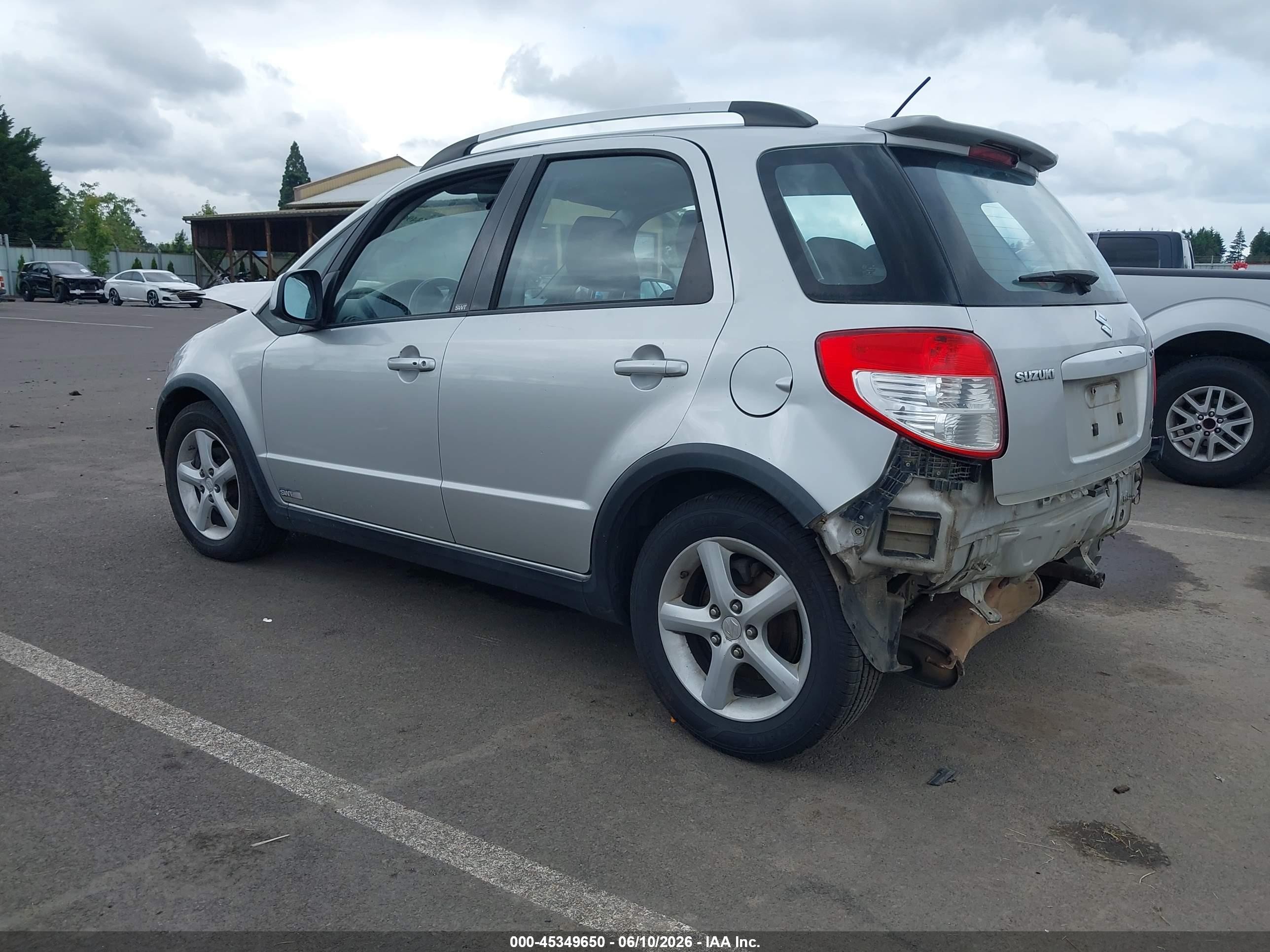 2007 Suzuki Sx4 Sport Pkg Silver vin: JS2YB417775100972