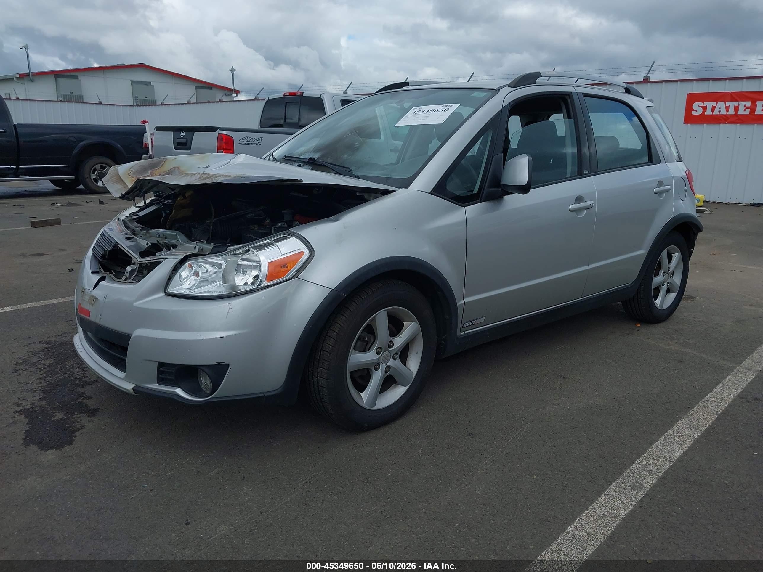 2007 Suzuki Sx4 Sport Pkg Silver vin: JS2YB417775100972