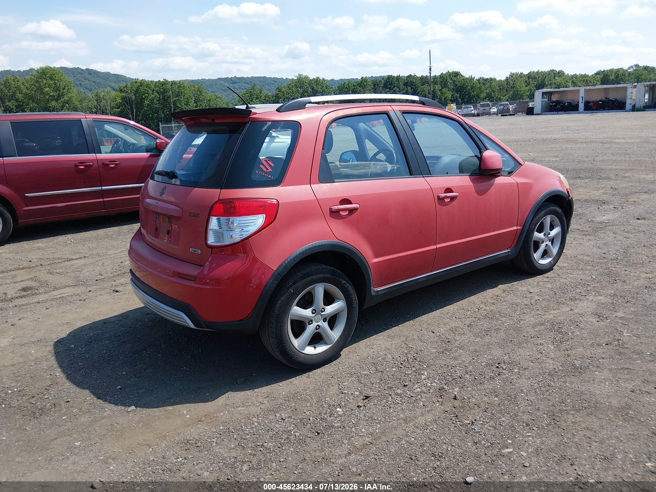 2008 Suzuki Sx4 Convenience/touring Красный vin: JS2YB417885102912