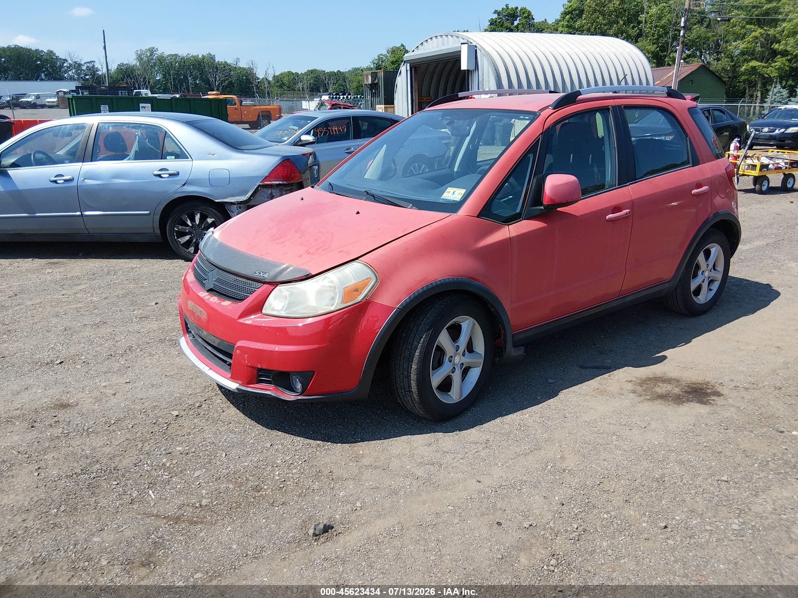 2008 Suzuki Sx4 Convenience/touring Красный vin: JS2YB417885102912