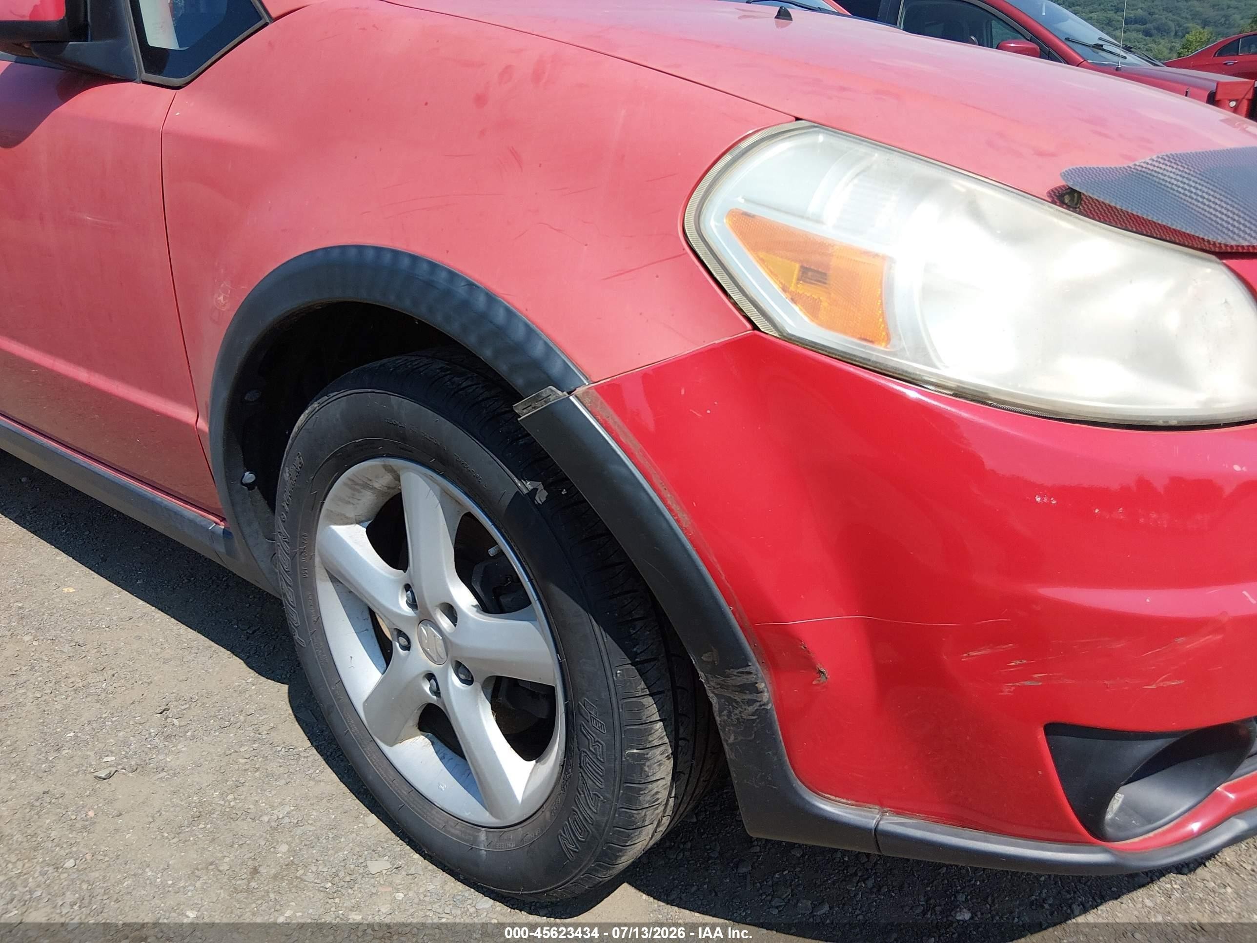 2008 Suzuki Sx4 Convenience/touring Красный vin: JS2YB417885102912