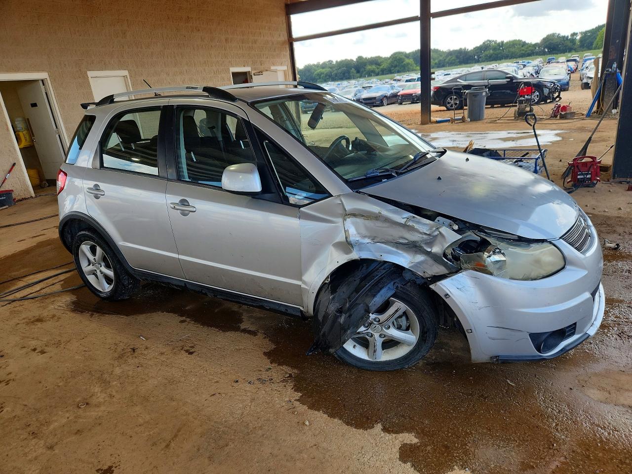 2008 Suzuki Sx4 Touring Silver vin: JS2YB417985101302